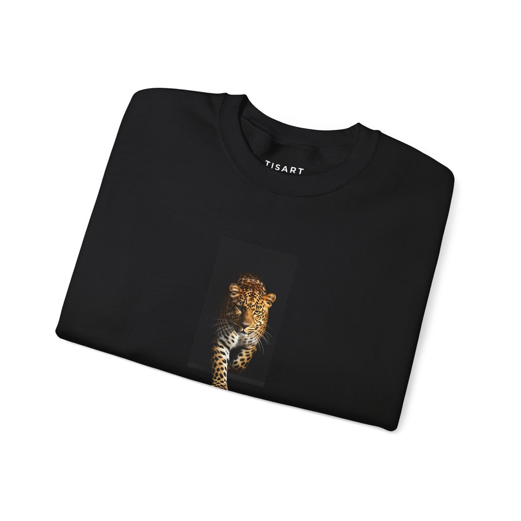 Leopard Graphic Sweatshirt – Premium Unisex Heavy Blend Crewneck