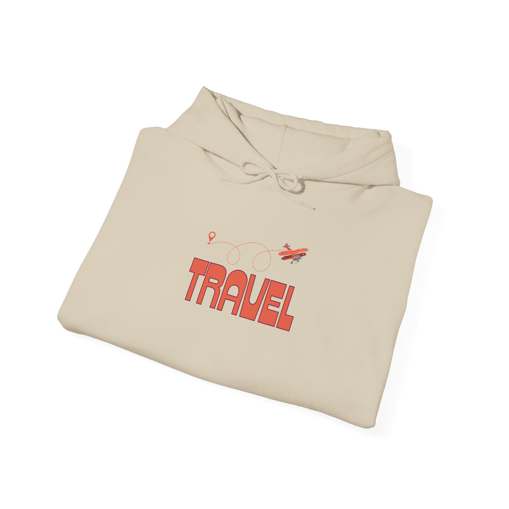 Travel Graphic Hoodie,Premium Unisex Heavy Blend Pullover