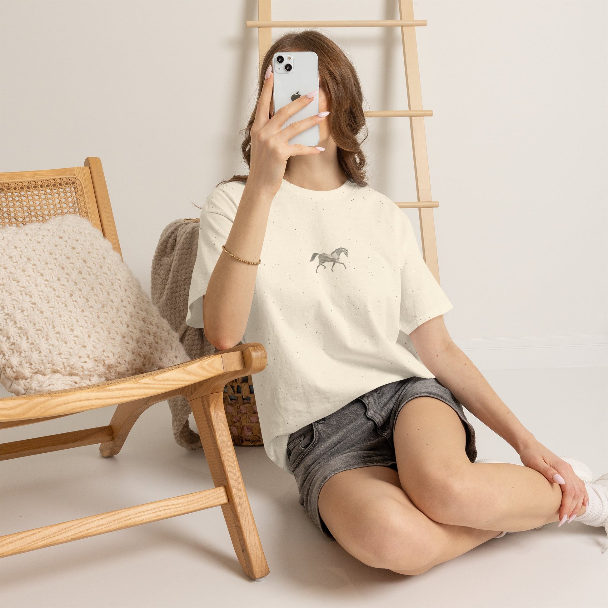 Horse Graphic Men-Women  100% Cotton T-Shirt