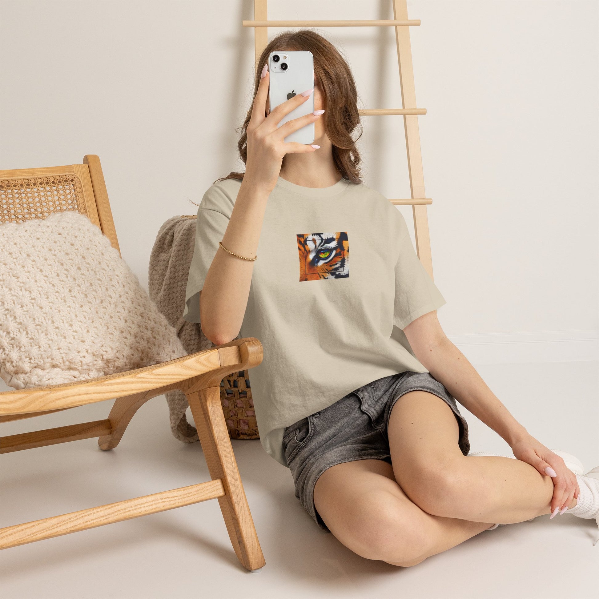 Leopard Graphic T-Shirt Men-Women T-Shirt %100 Cotton