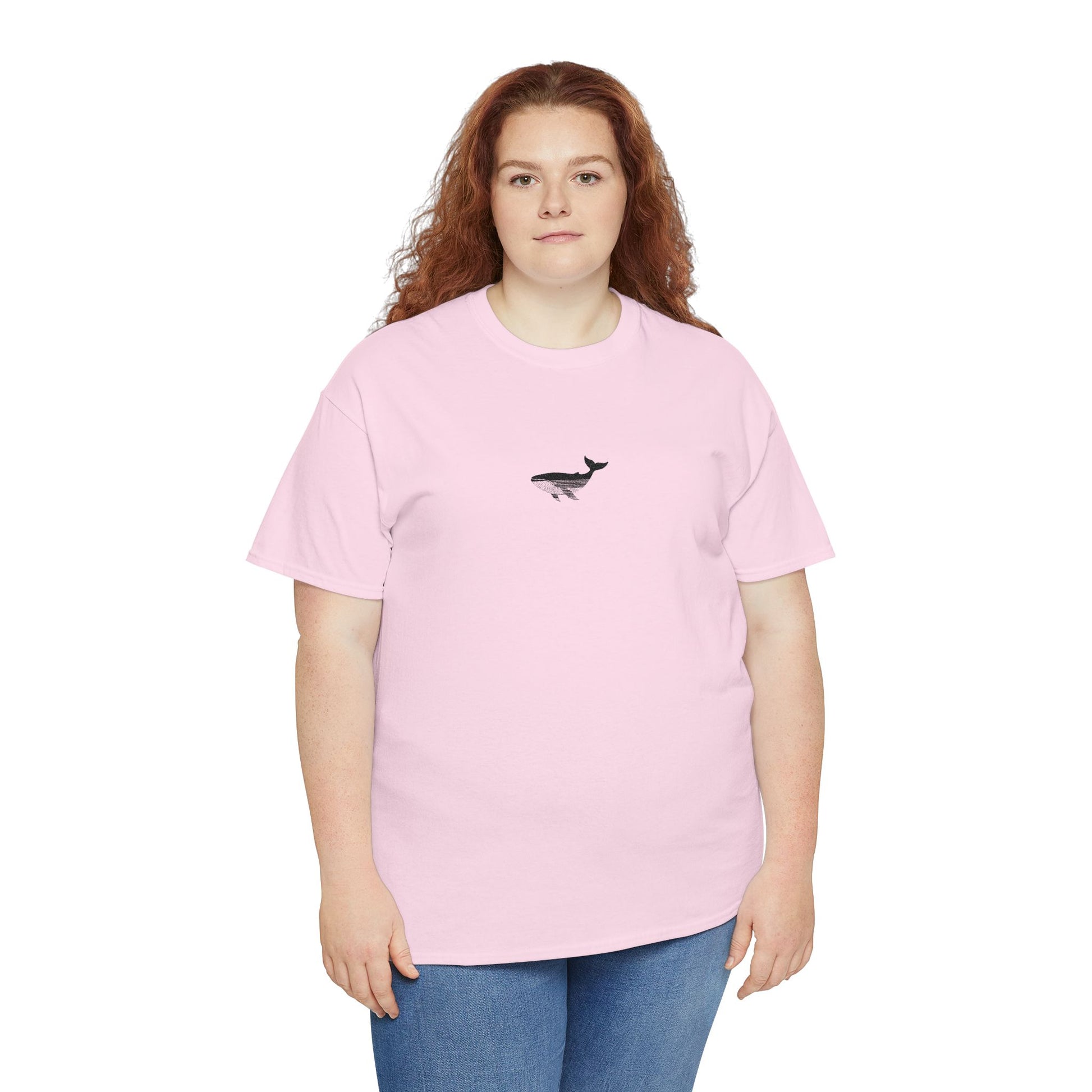 Whale Men-Women  100% Cotton T-Shirt