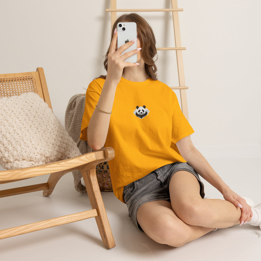 Panda Graphic Men-Women 100% Cotton T-Shirt