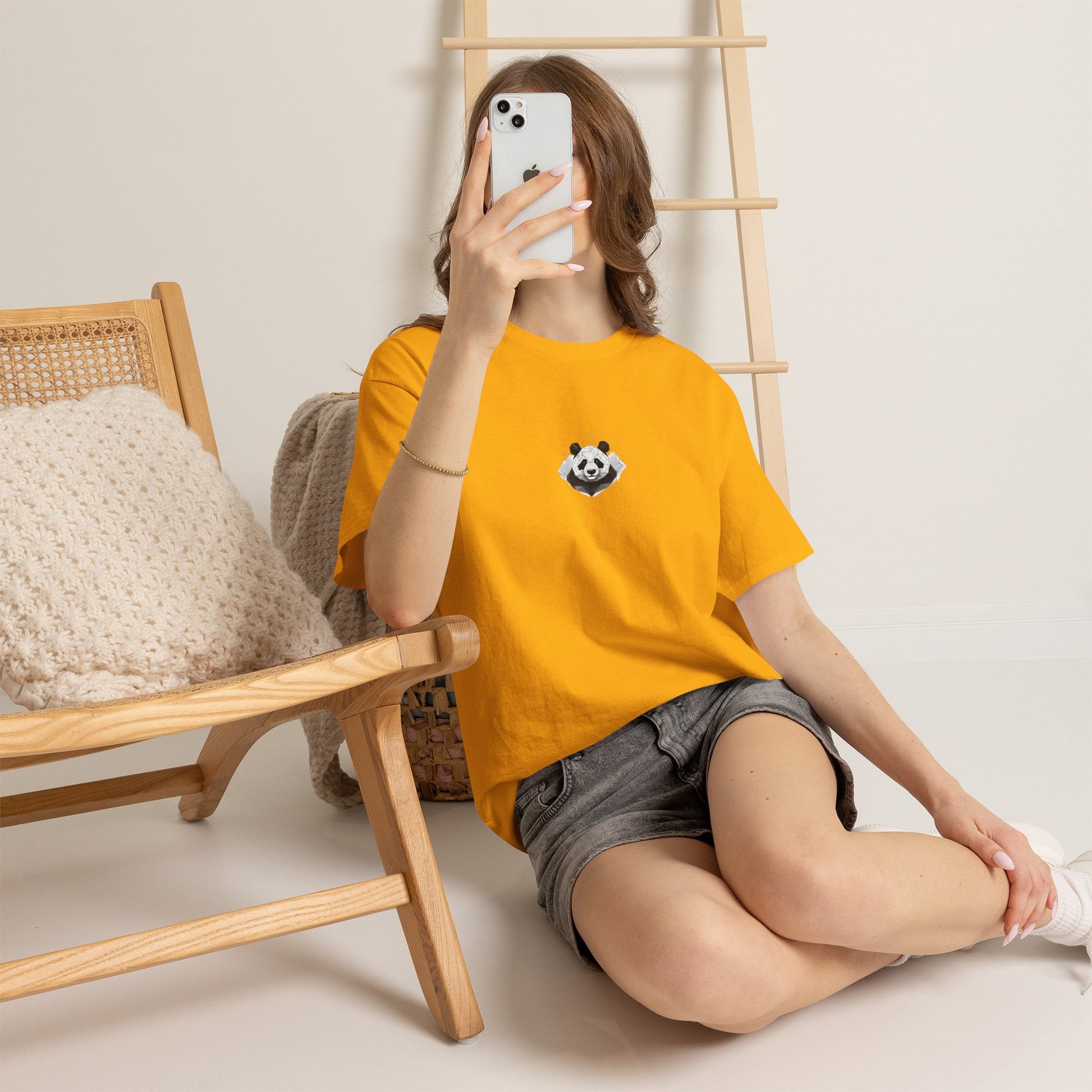 Panda Graphic Men-Women 100% Cotton T-Shirt