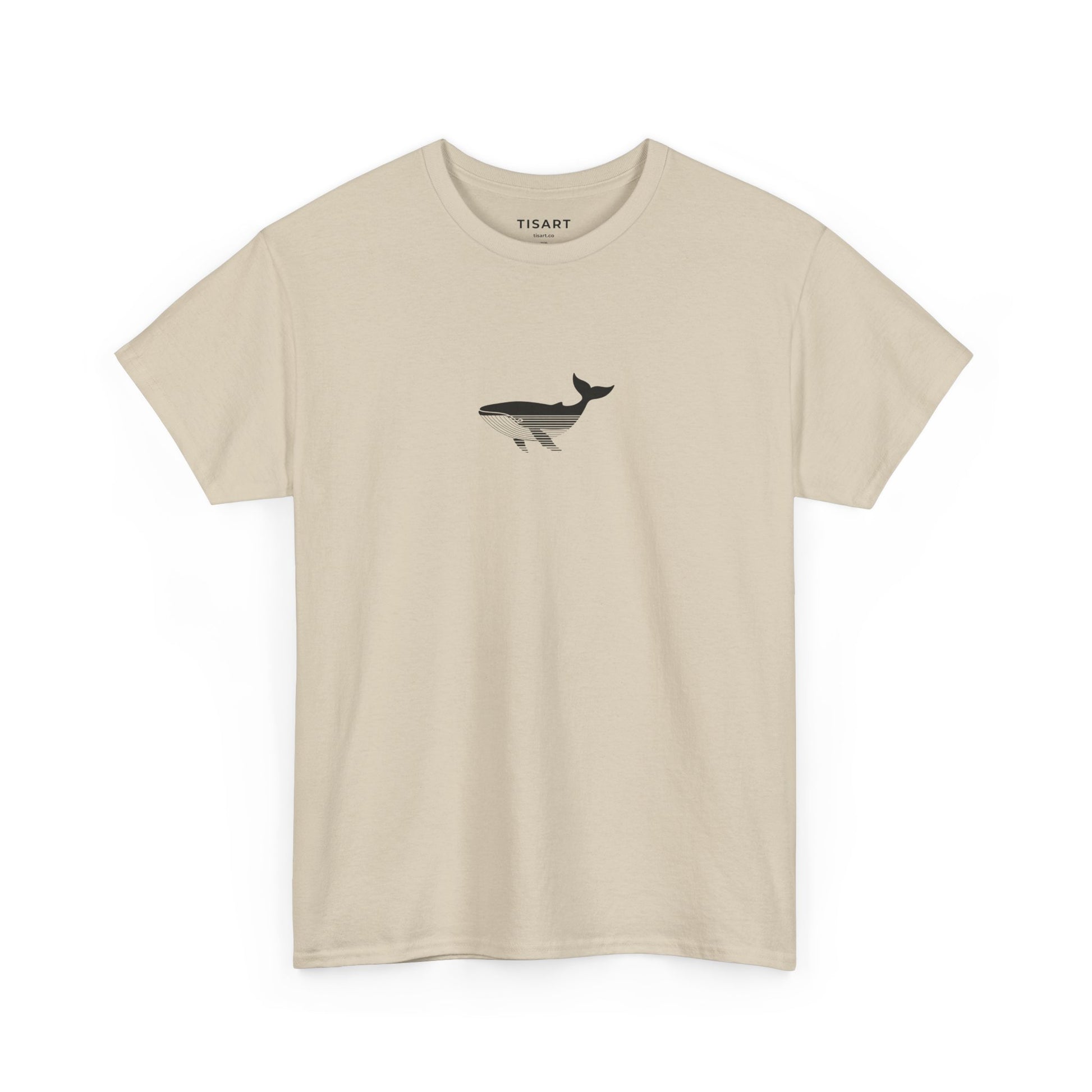 Whale Graphic Men-Women 100% Cotton T-Shirt