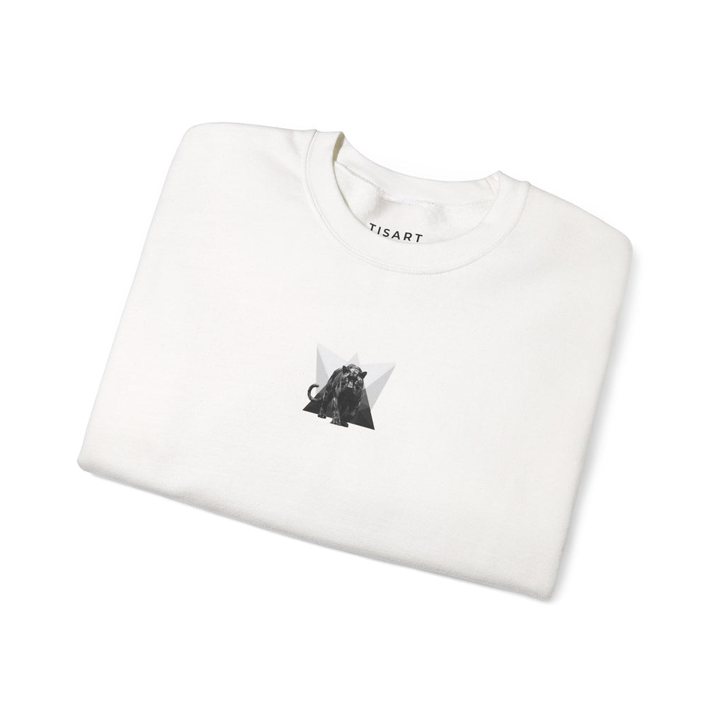 Leopard Geo Graphic Sweatshirt,Premium Unisex Heavy Blend Crewneck