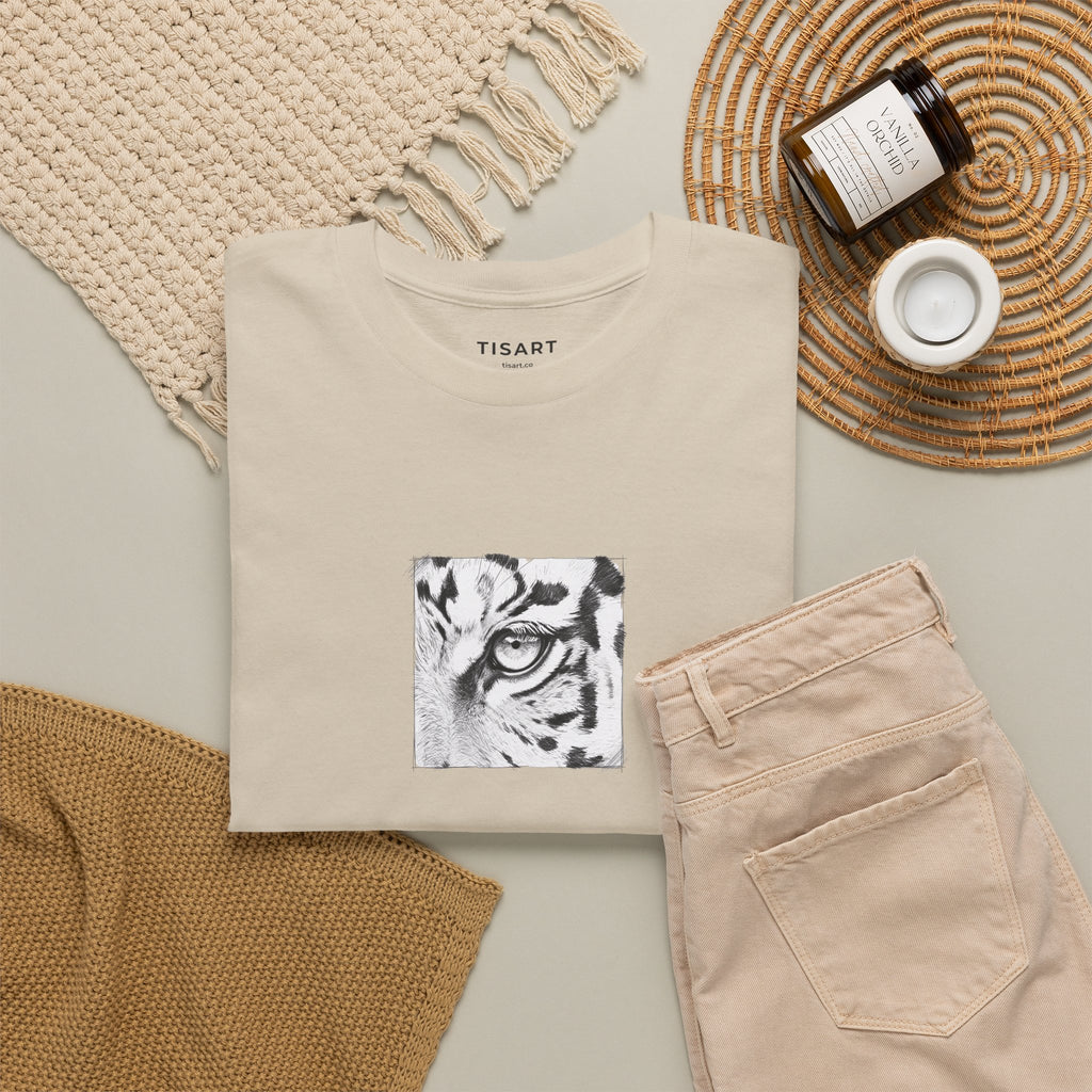 Leopard Graphic Men-Women 100% Cotton T-Shirt