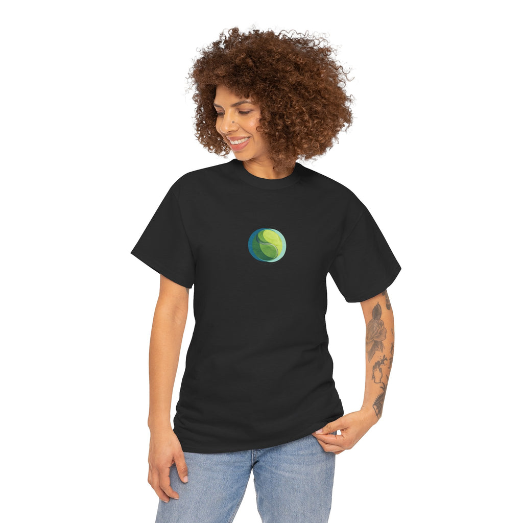 Tennis Ball Graphic T-Shirt Men-Women T-Shirt %100 Cotton