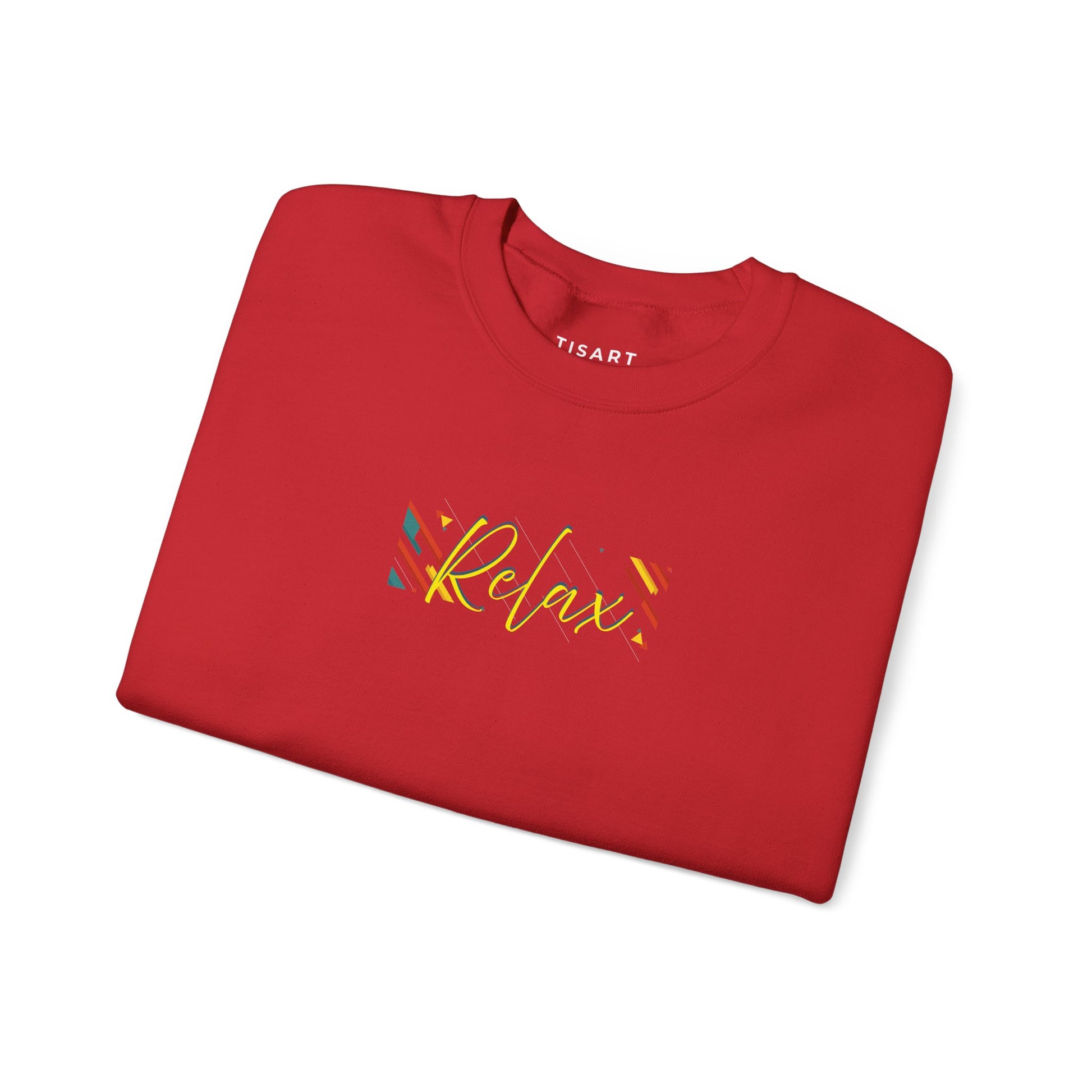 Relax Graphic Sweatshirt,Premium Unisex Heavy Blend Pullover