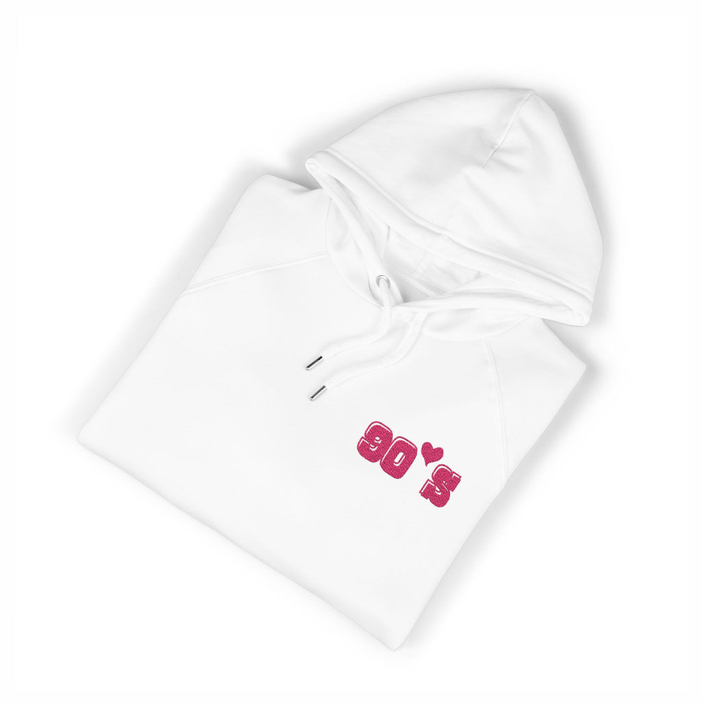 Women Raglan Hoodie with 90's Embroidery Details
