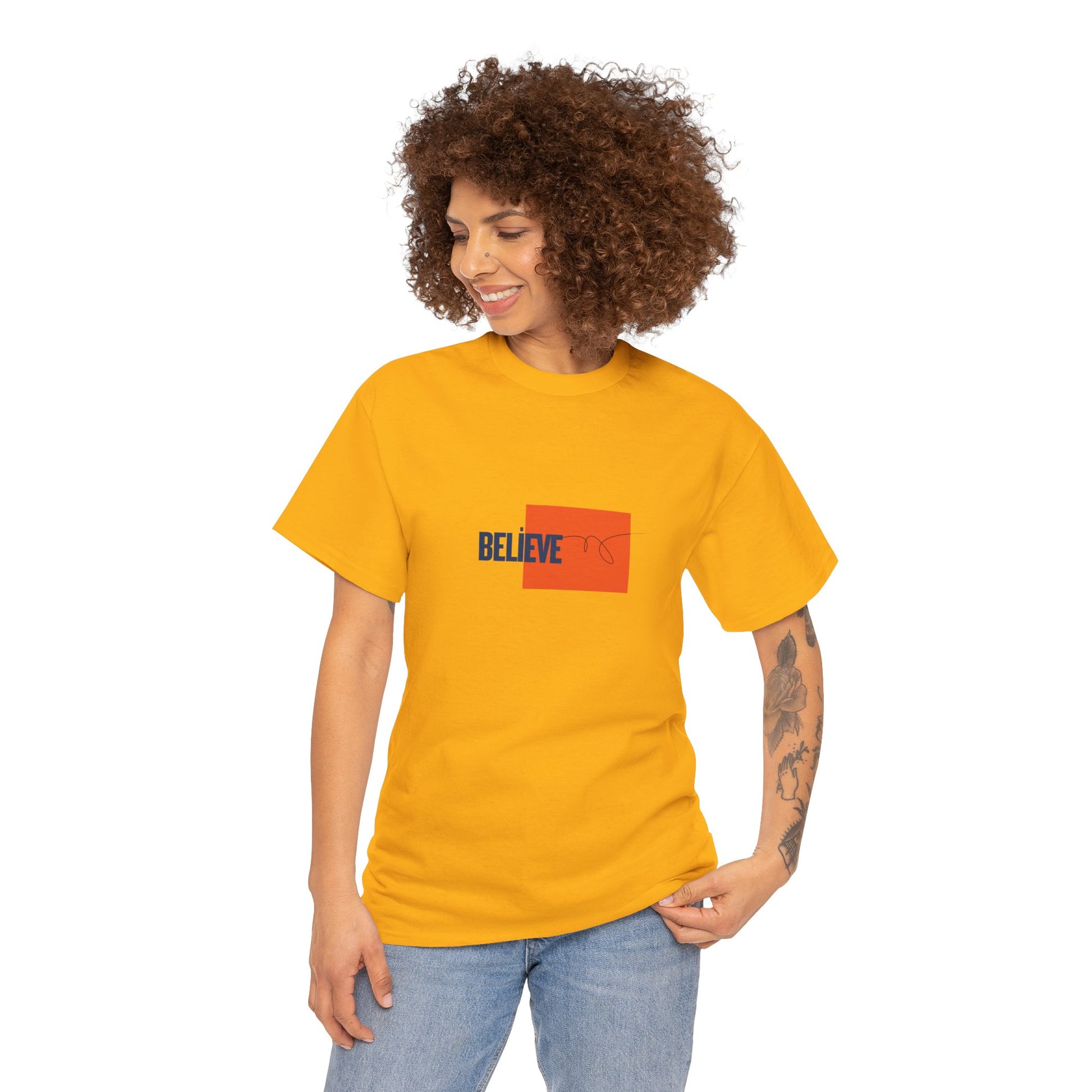 Believe T-Shirt - Men-Women T-Shirt - 100% Cotton