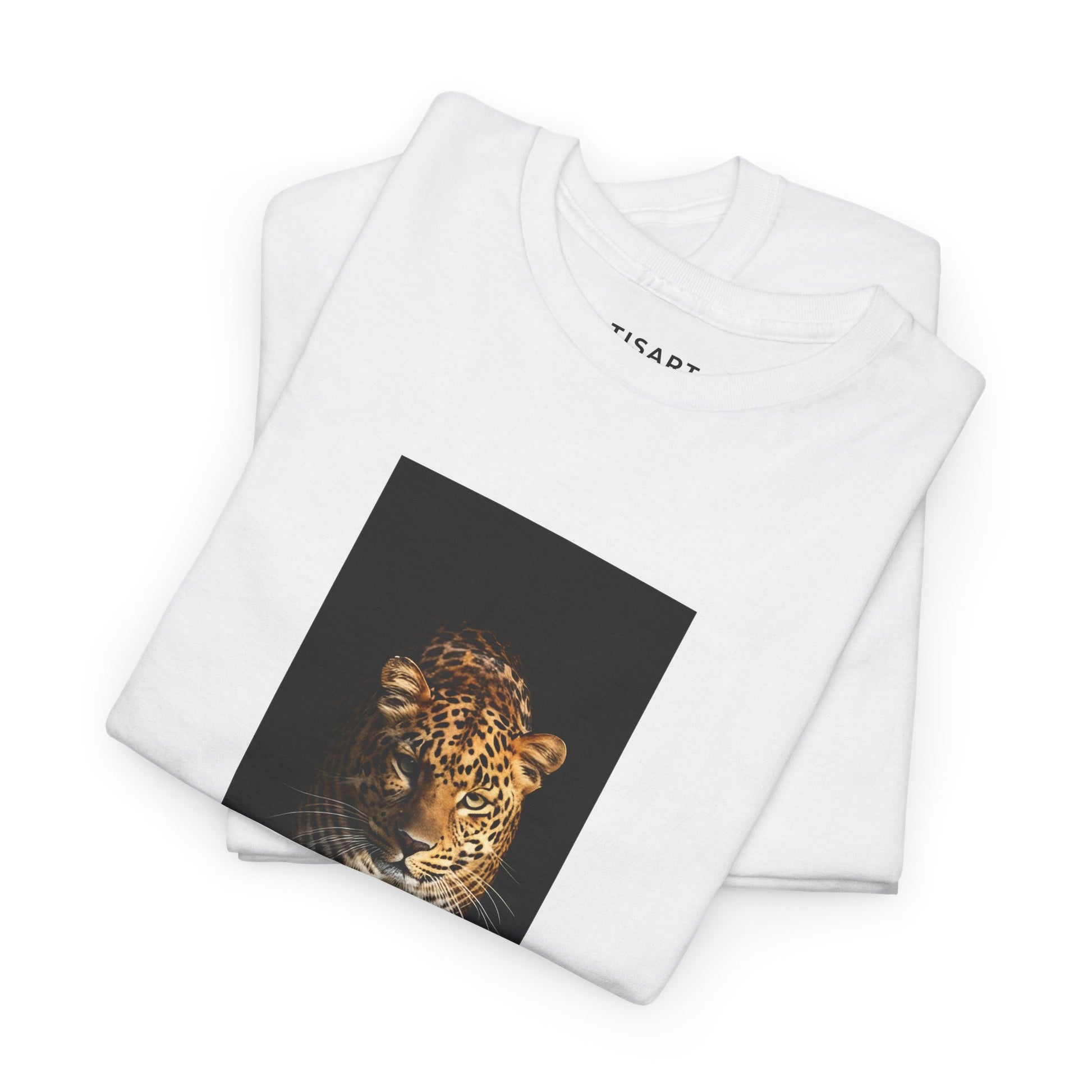 Leopard Graphic Men-Women 100% Cotton T-Shirt