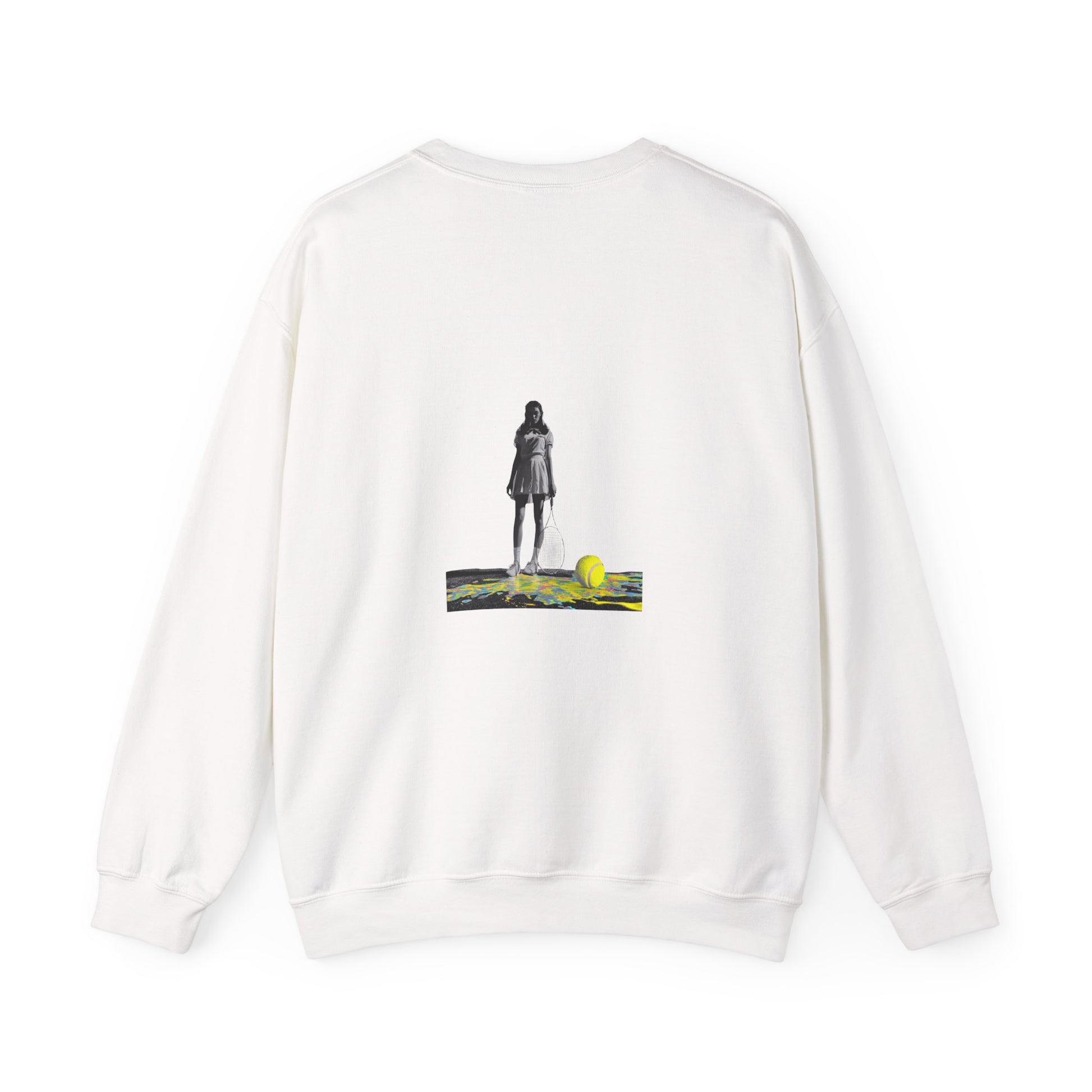 Double-sided Printing Tennis Graphic Sweatshirt