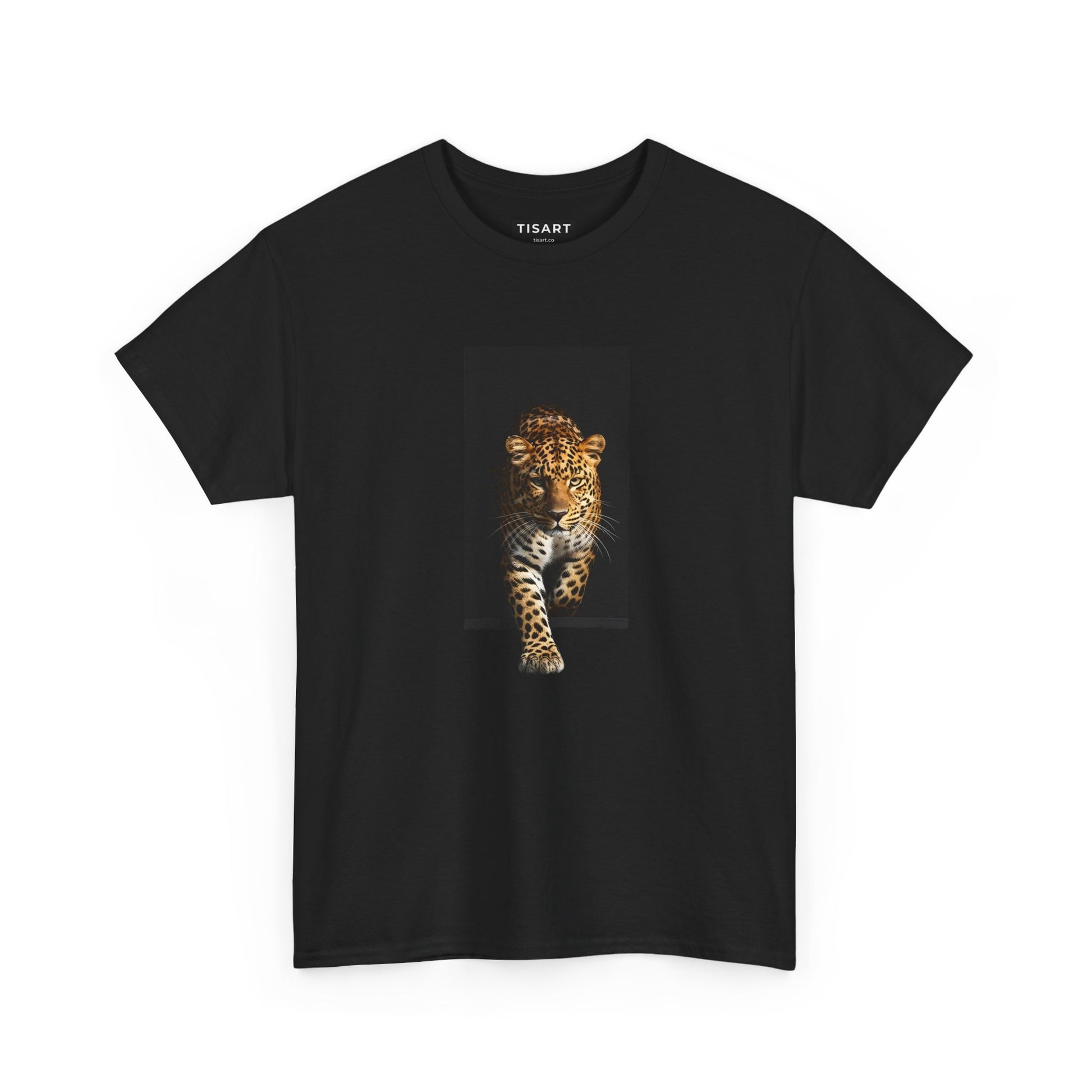 Leopard Graphic Men-Women 100% Cotton T-Shirt