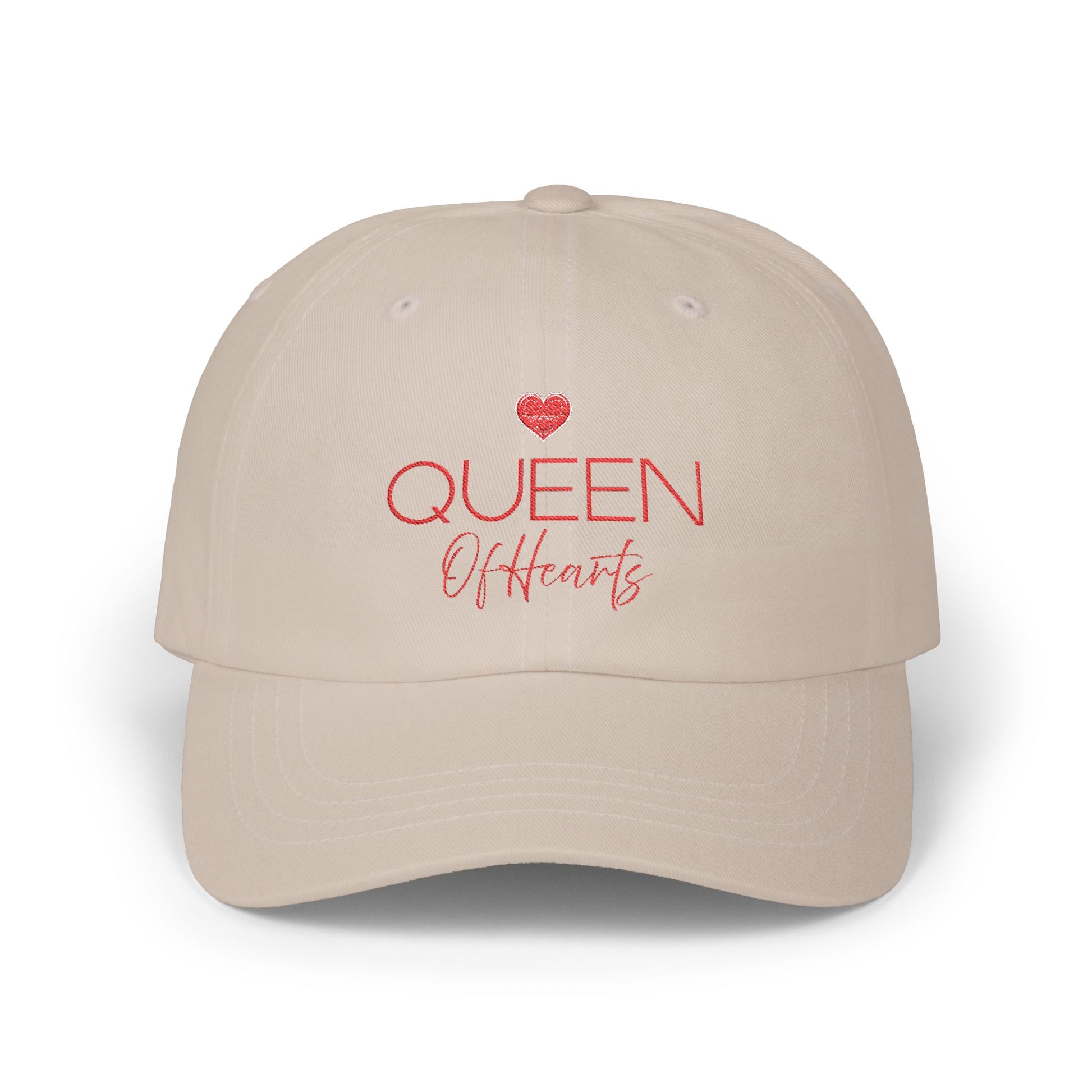 Queen of Hearts Hat - Unisex Vintage Hat - 100% Cotton