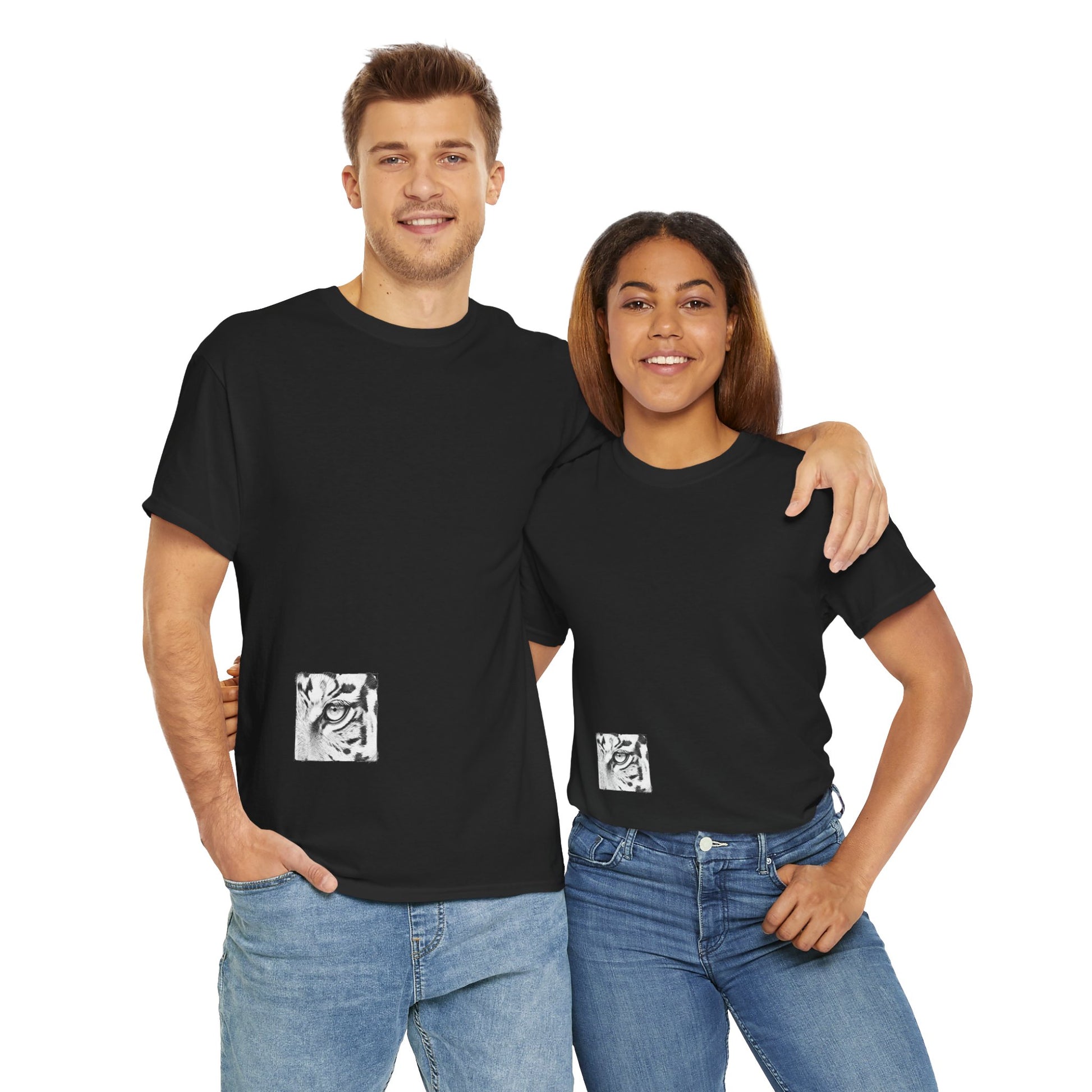 Leopard Men-Women  100% Cotton T-Shirt