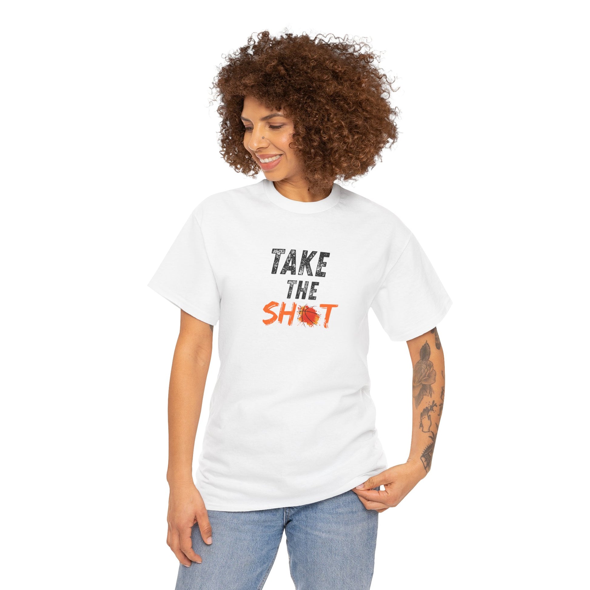 Take the Shot T-Shirt - Men-Women T-Shirt - 100% Cotton