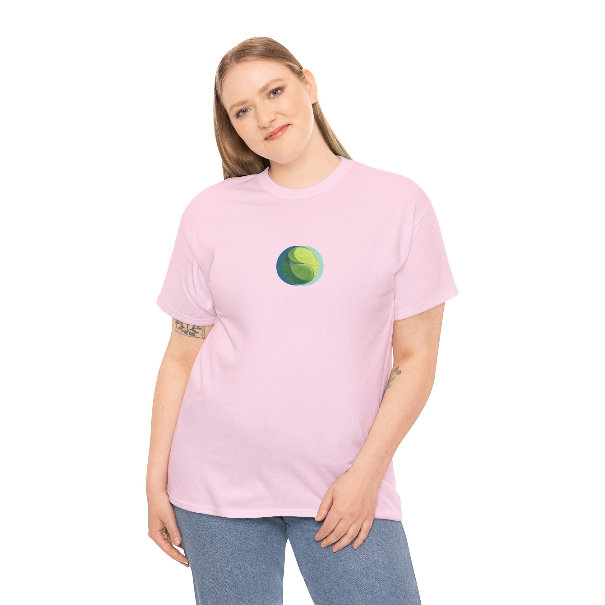 Tennis Ball Graphic T-Shirt Men-Women T-Shirt %100 Cotton