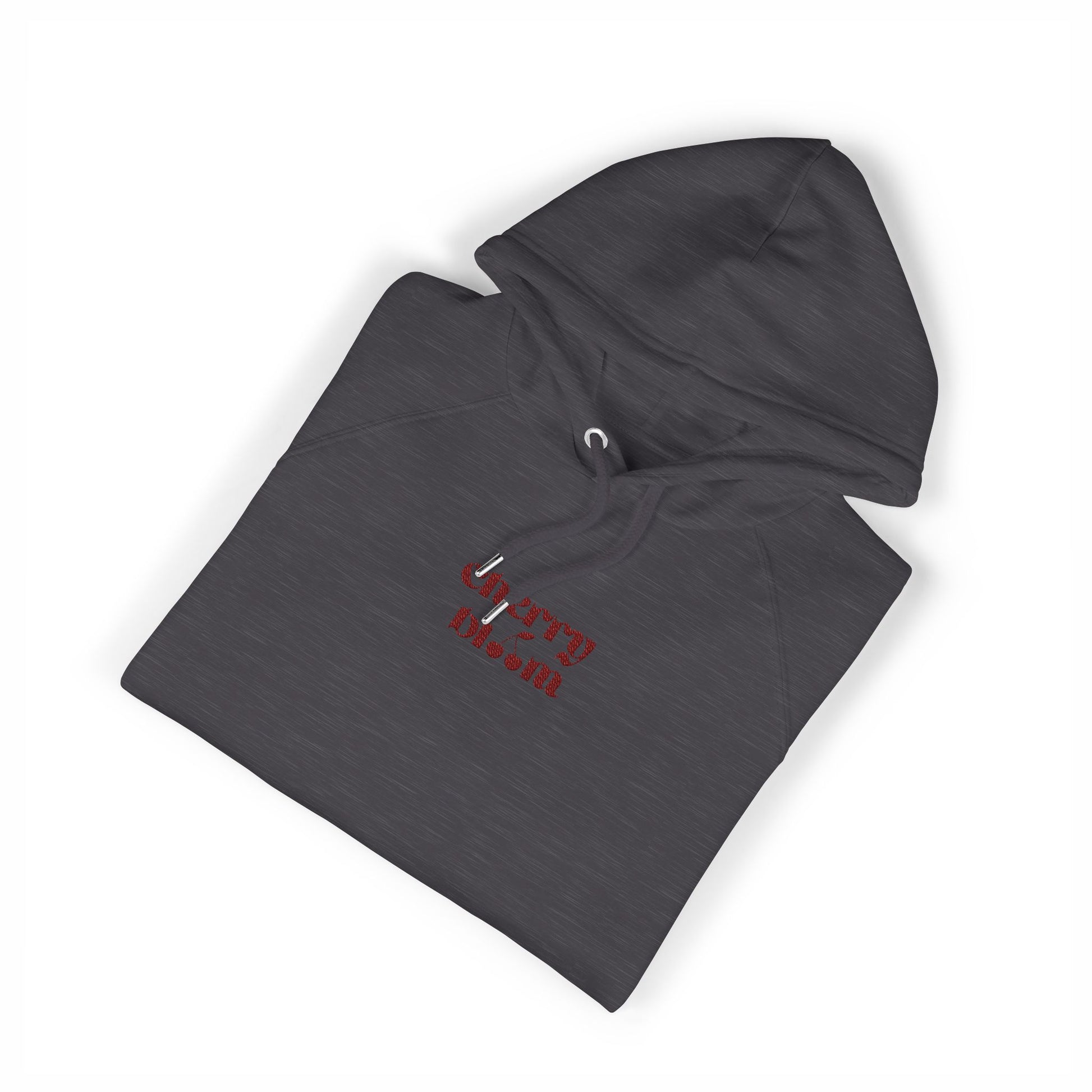 Organic Hoodie - Cozy and Sustainable Unisex Raglan Hoodie with Embroidery Details