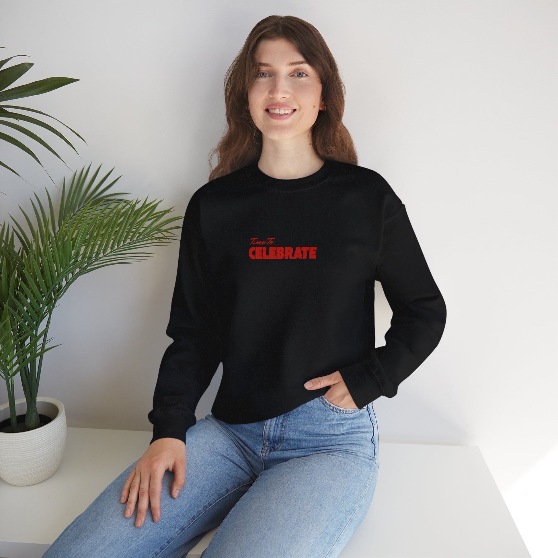 Time To Celebrate Graphic Sweatshirt