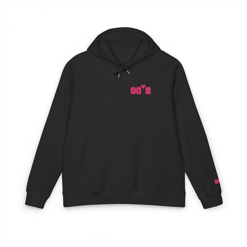 Women Raglan Hoodie with 90's Embroidery Details