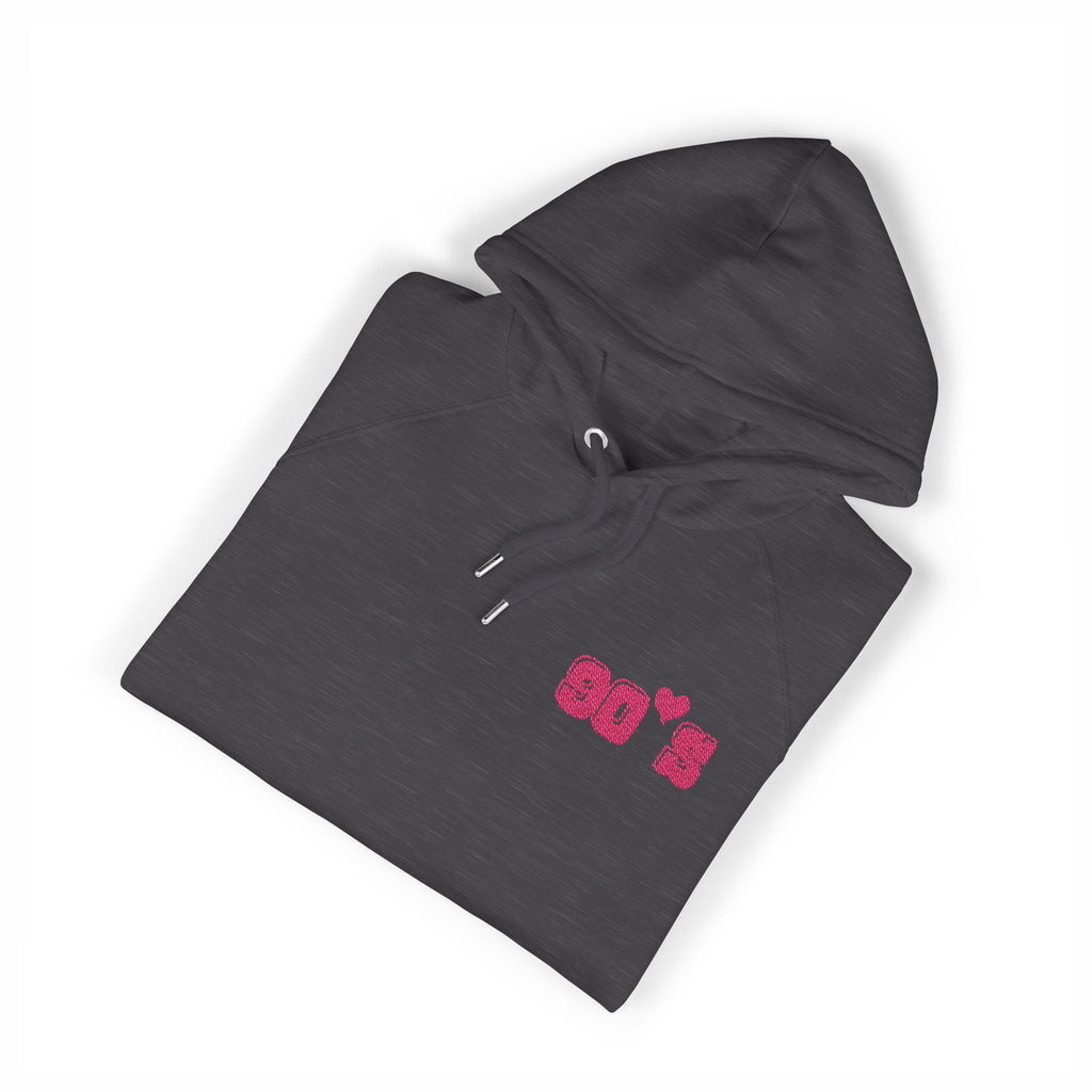 Women Raglan Hoodie with 90's Embroidery Details