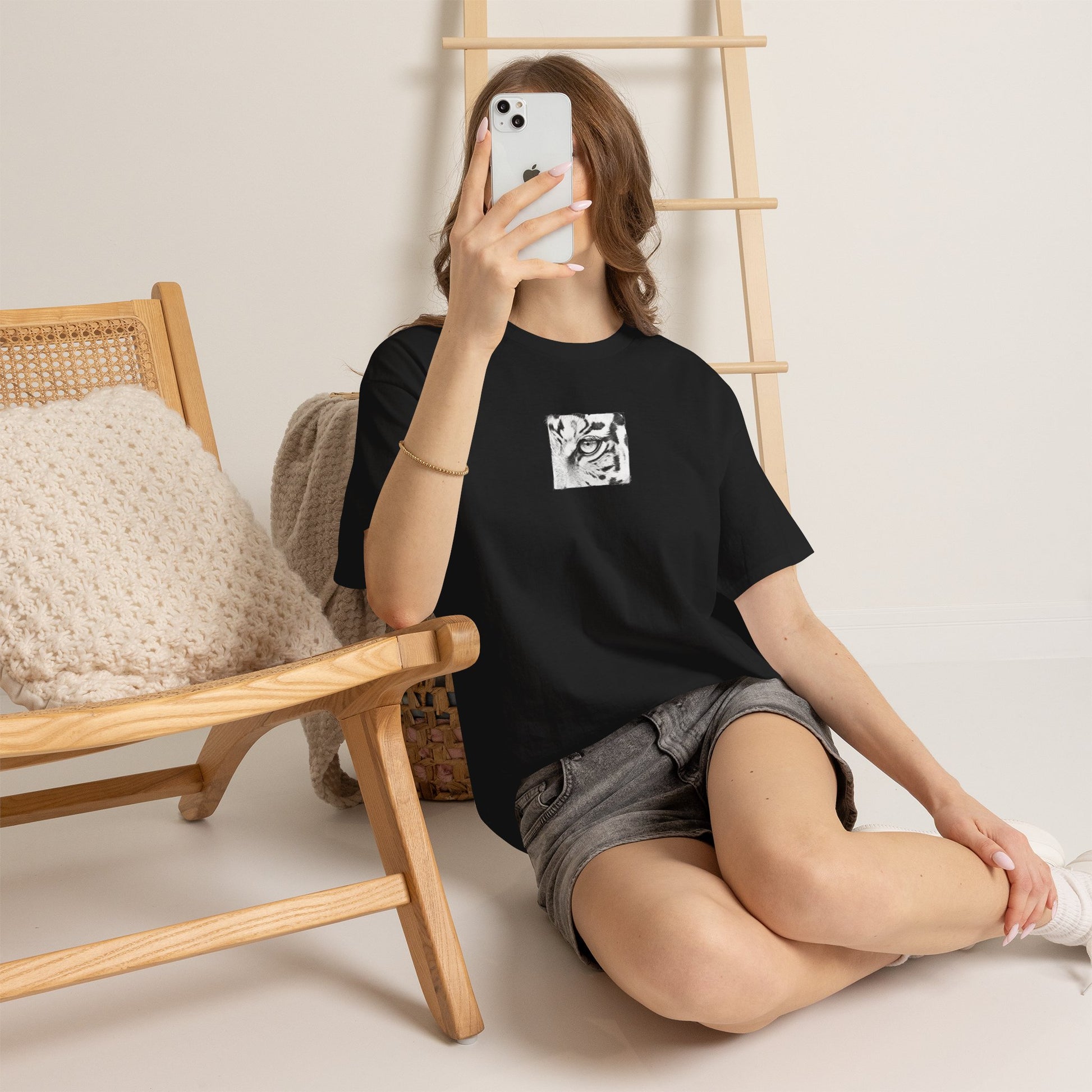 Leopard Graphic Men-Women 100% Cotton T-Shirt