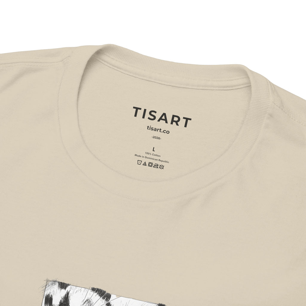 Leopard Graphic Men-Women 100% Cotton T-Shirt