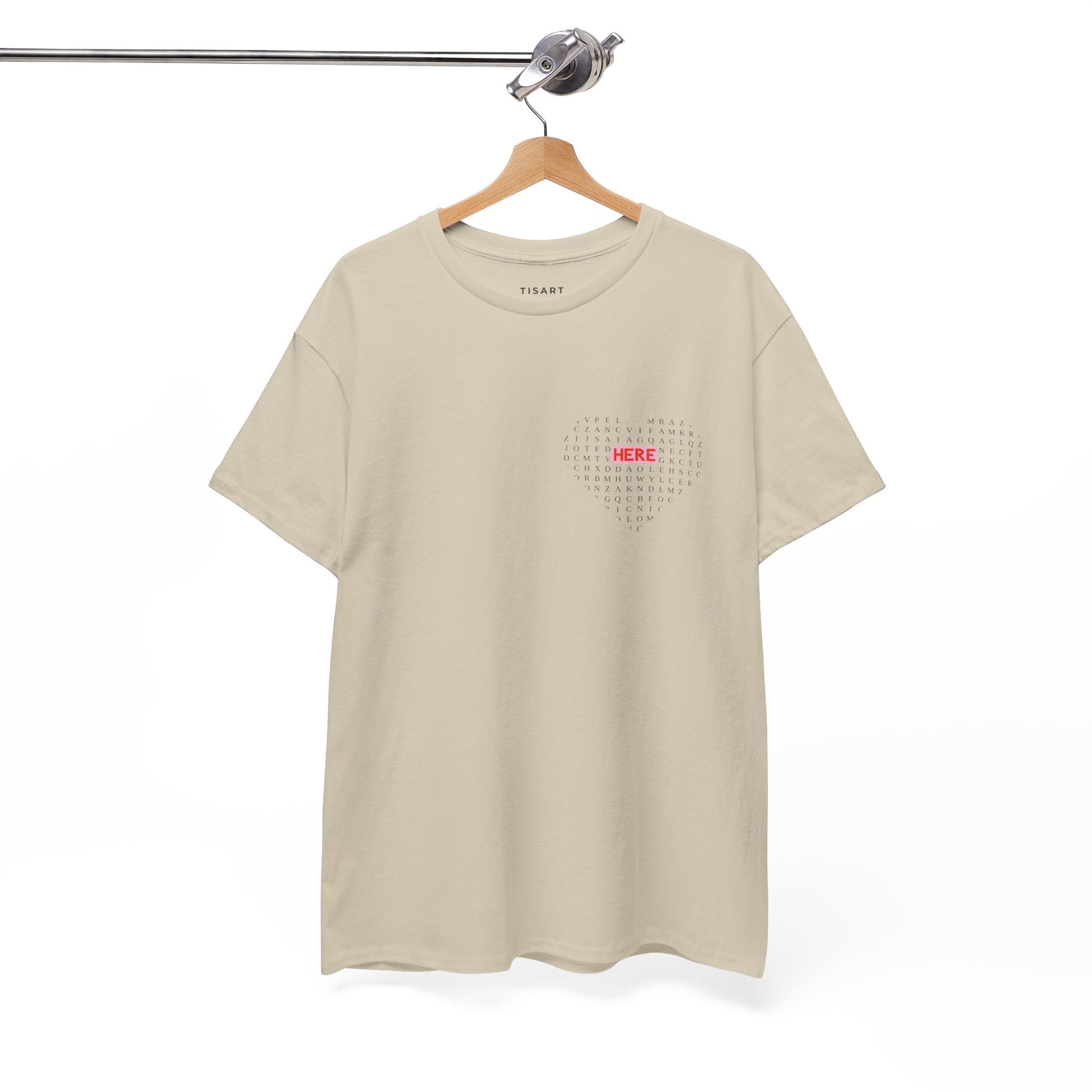 Here is Puzzle T-Shirt - Men-Women T-Shirt - 100% Cotton