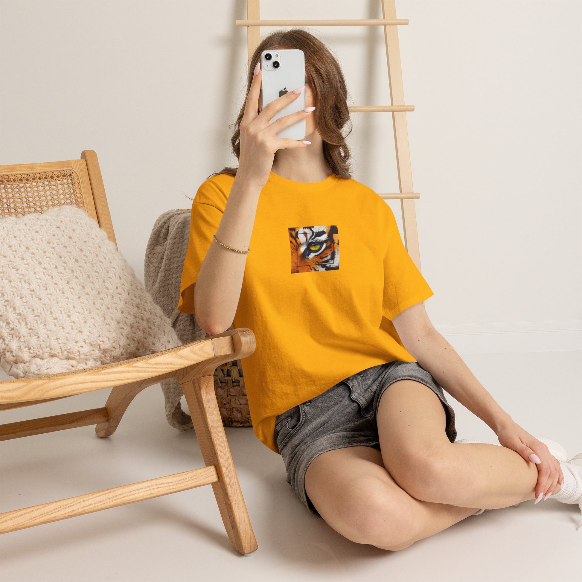 Leopard Graphic T-Shirt Men-Women T-Shirt %100 Cotton