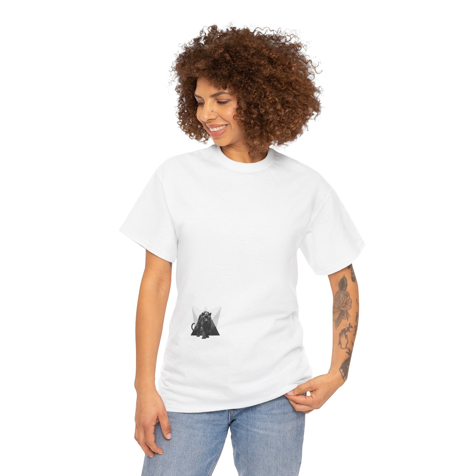 Leopard Women 100% Cotton T-Shirt