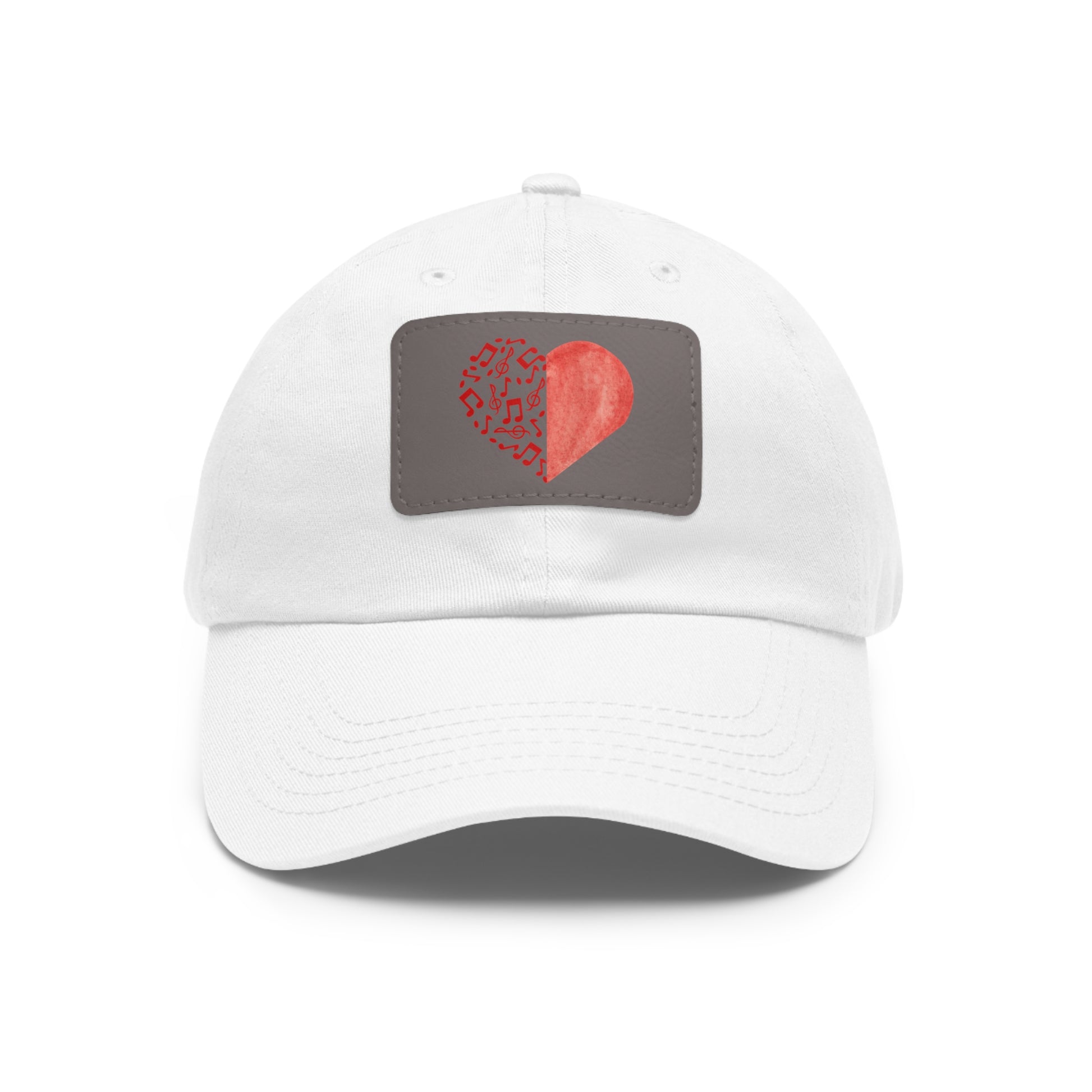 Musical Note Chino Twill Women Hat - Casual Hat with Vintage Buckle