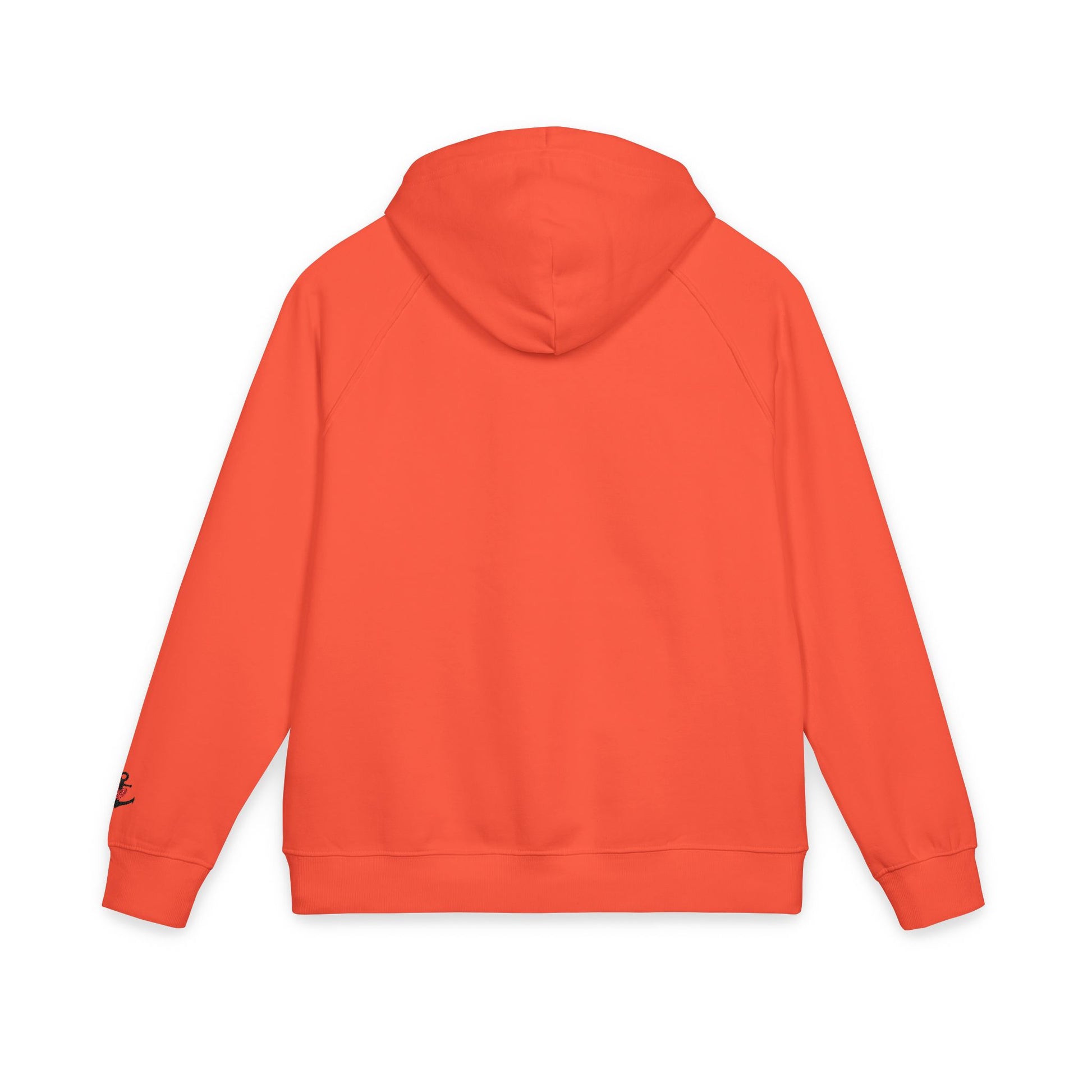 Organic Hoodie - Cozy and Sustainable Unisex Raglan Hoodie with Embroidery Details