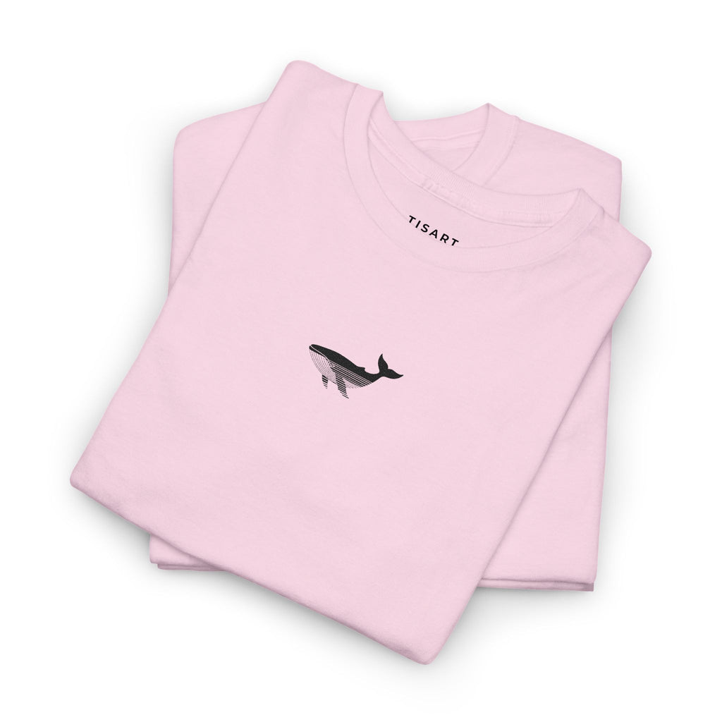 Whale Men-Women  100% Cotton T-Shirt