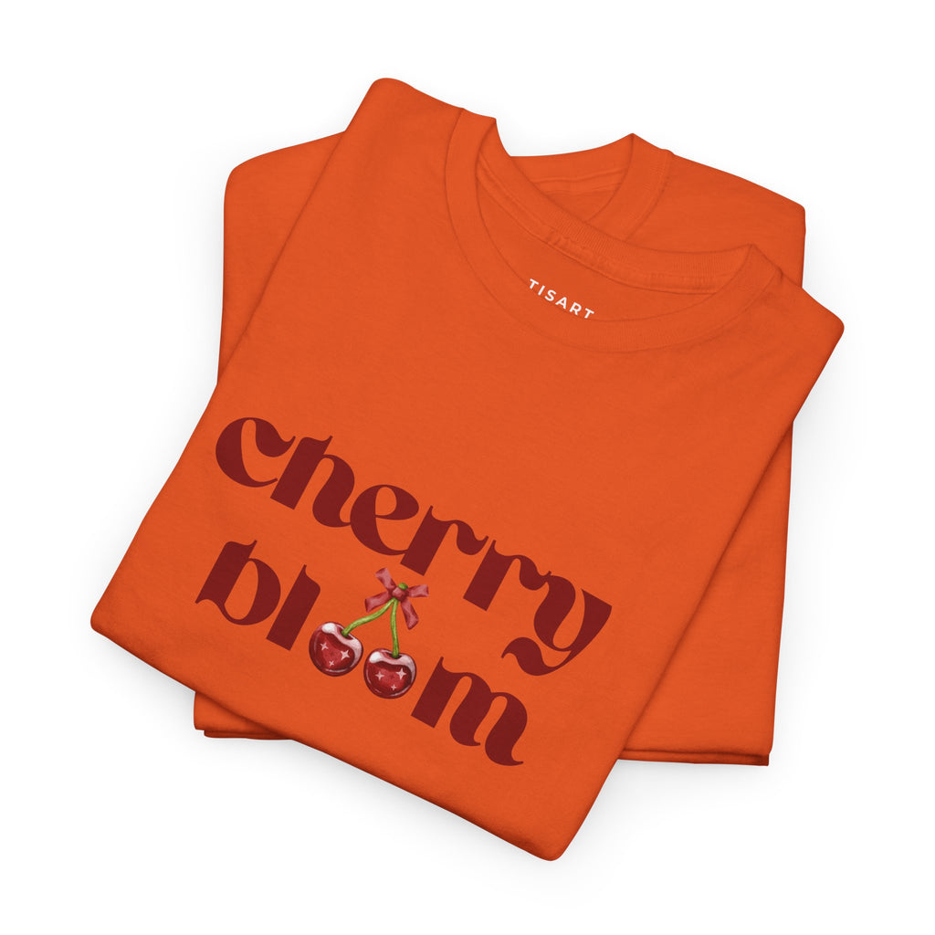 Cherry Bloom T-Shirt - Women T-Shirt - 100% Cotton