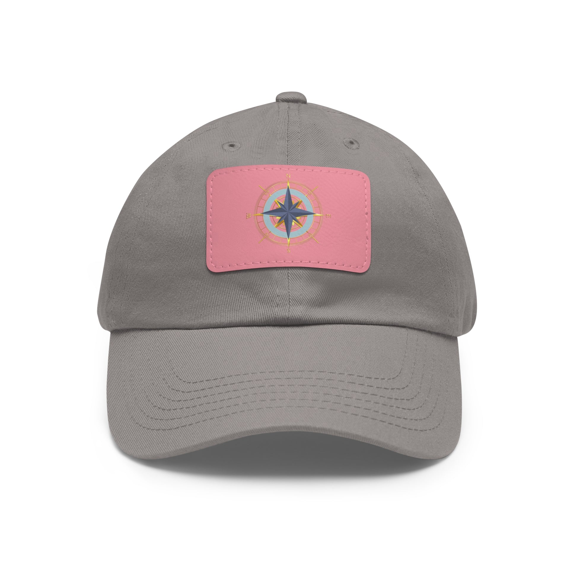 Compass Graphic Chino Twill Men-Women Hat - Casual Hat with Vintage Buckle