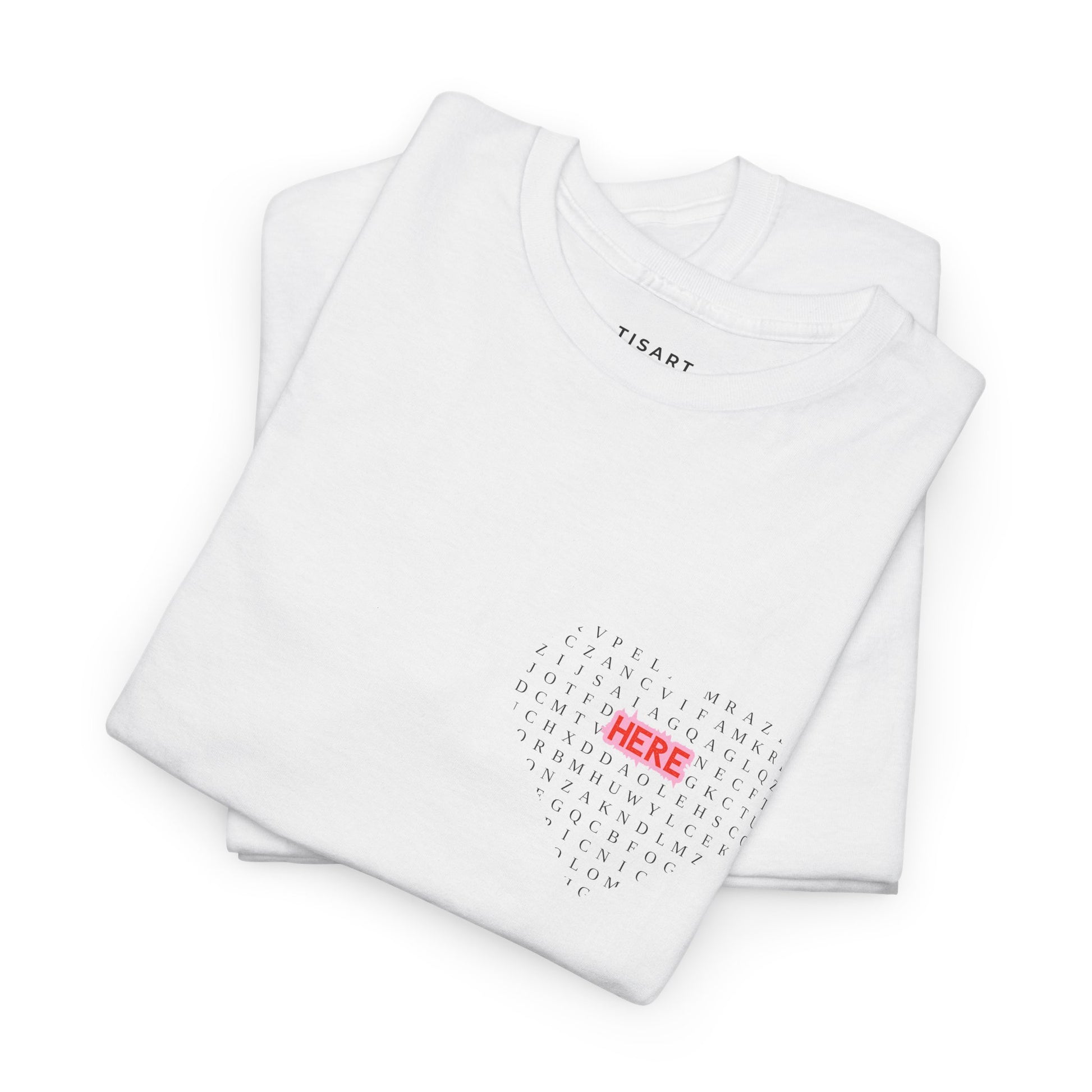 Here is Puzzle T-Shirt - Men-Women T-Shirt - 100% Cotton