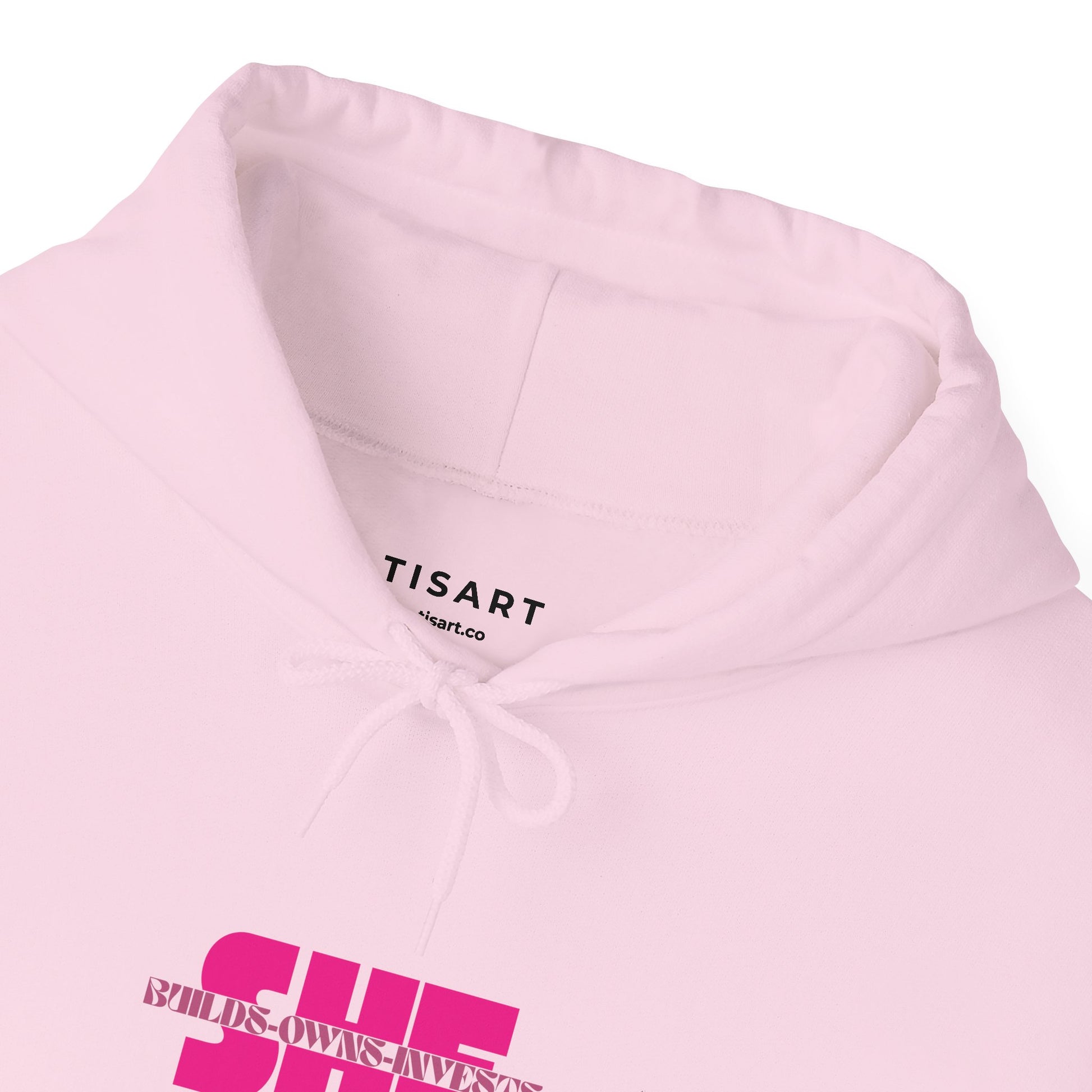 She Builds Owns Invests Graphic Hoodie