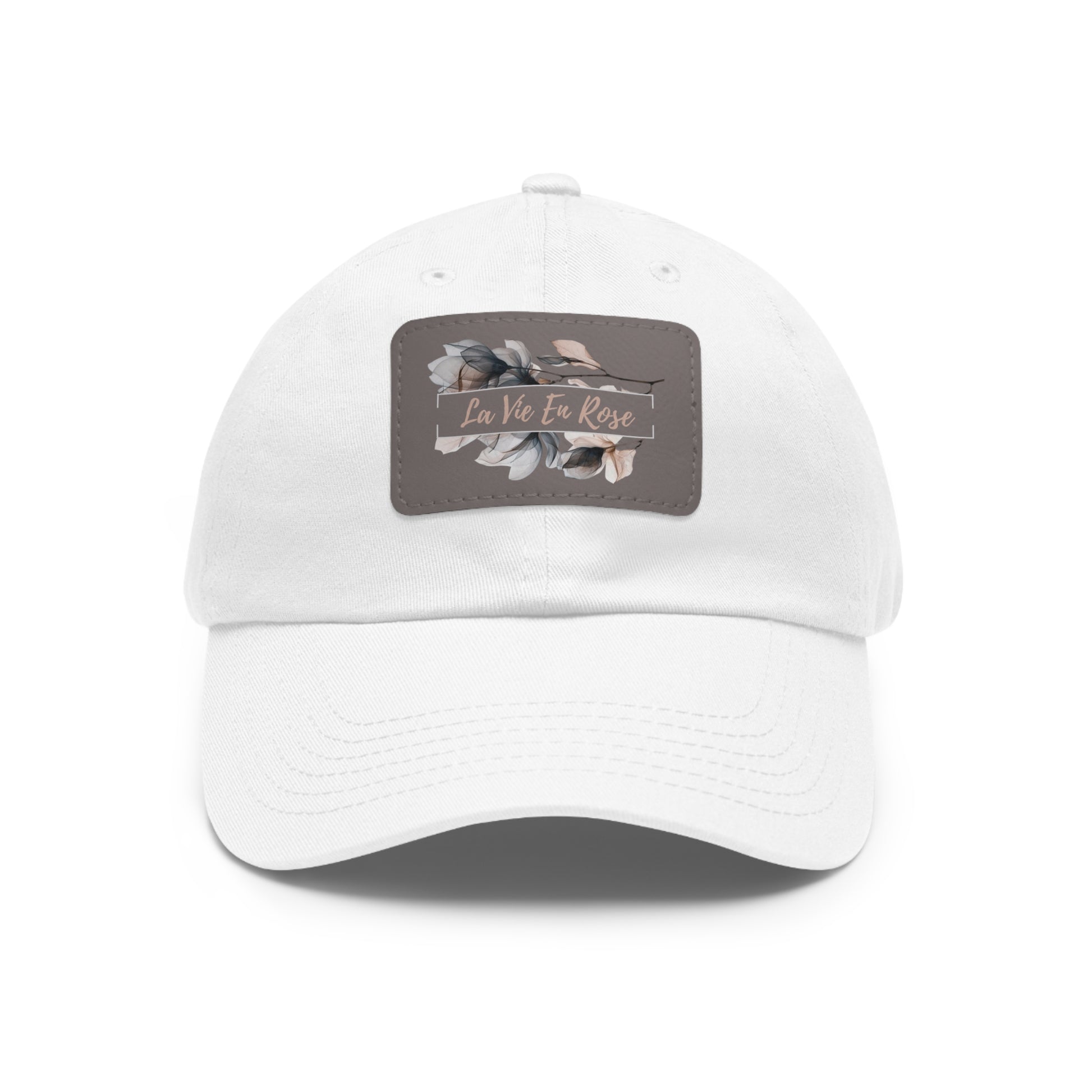 La Vie En Rose Chino Twill Women Cap - Casual Hat with Vintage Buckle