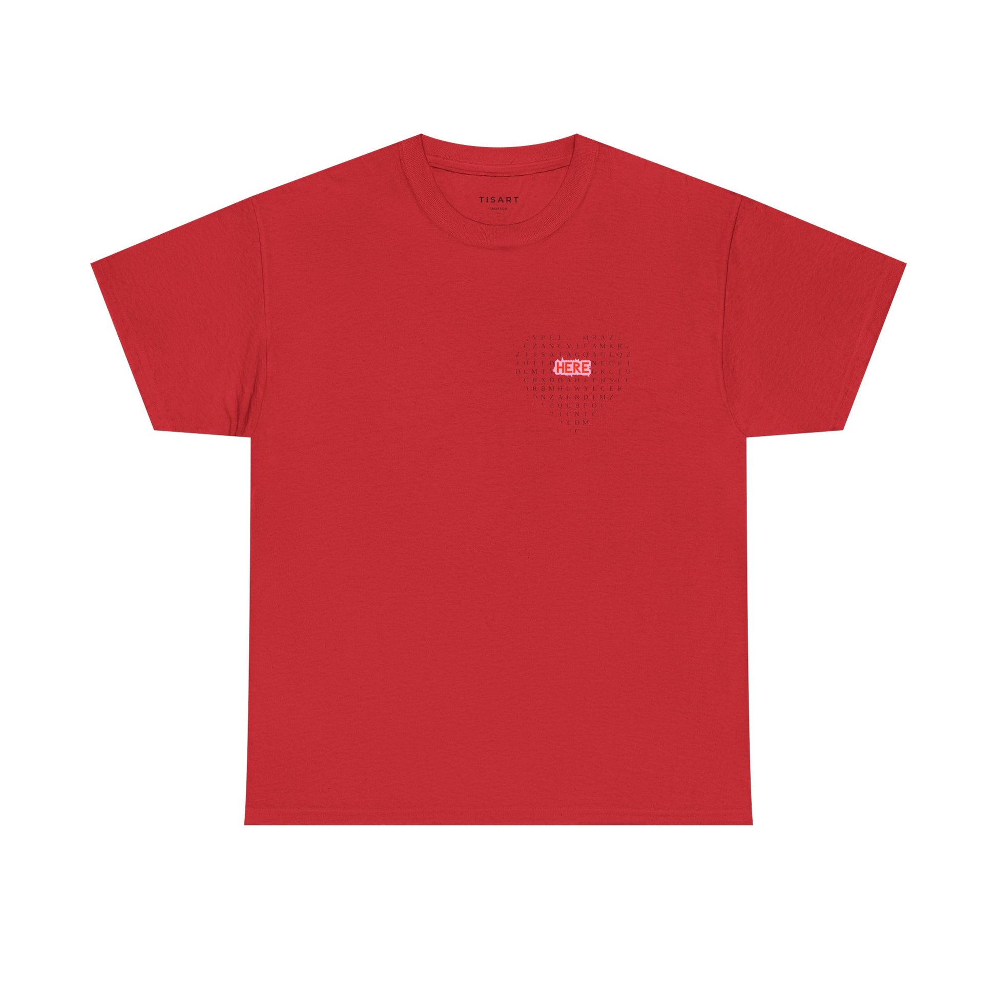 Here is Puzzle T-Shirt - Men-Women T-Shirt - 100% Cotton