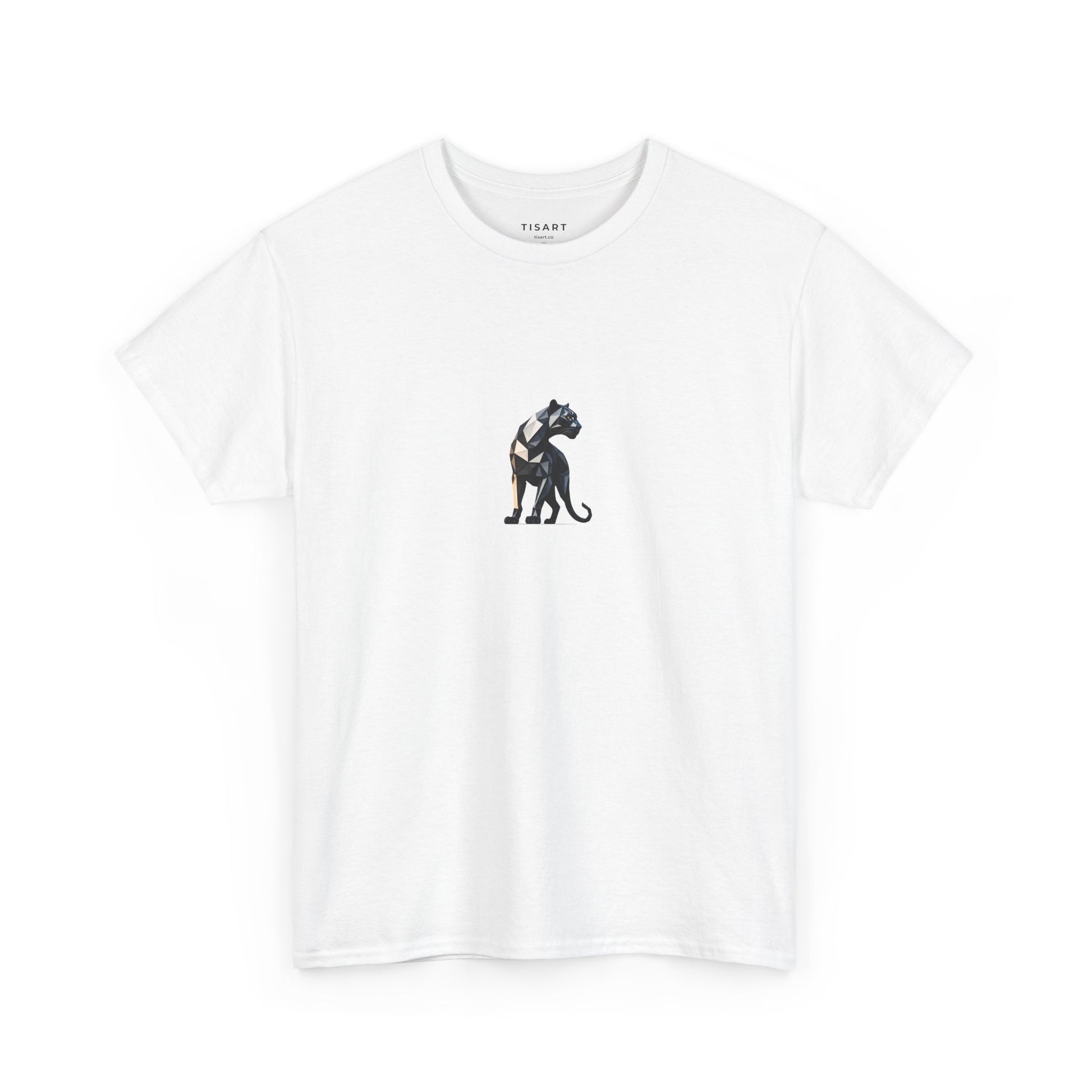 Black Panther T-shirt with Geometric Shapes Print Men-Women  100% Cotton T-Shirt