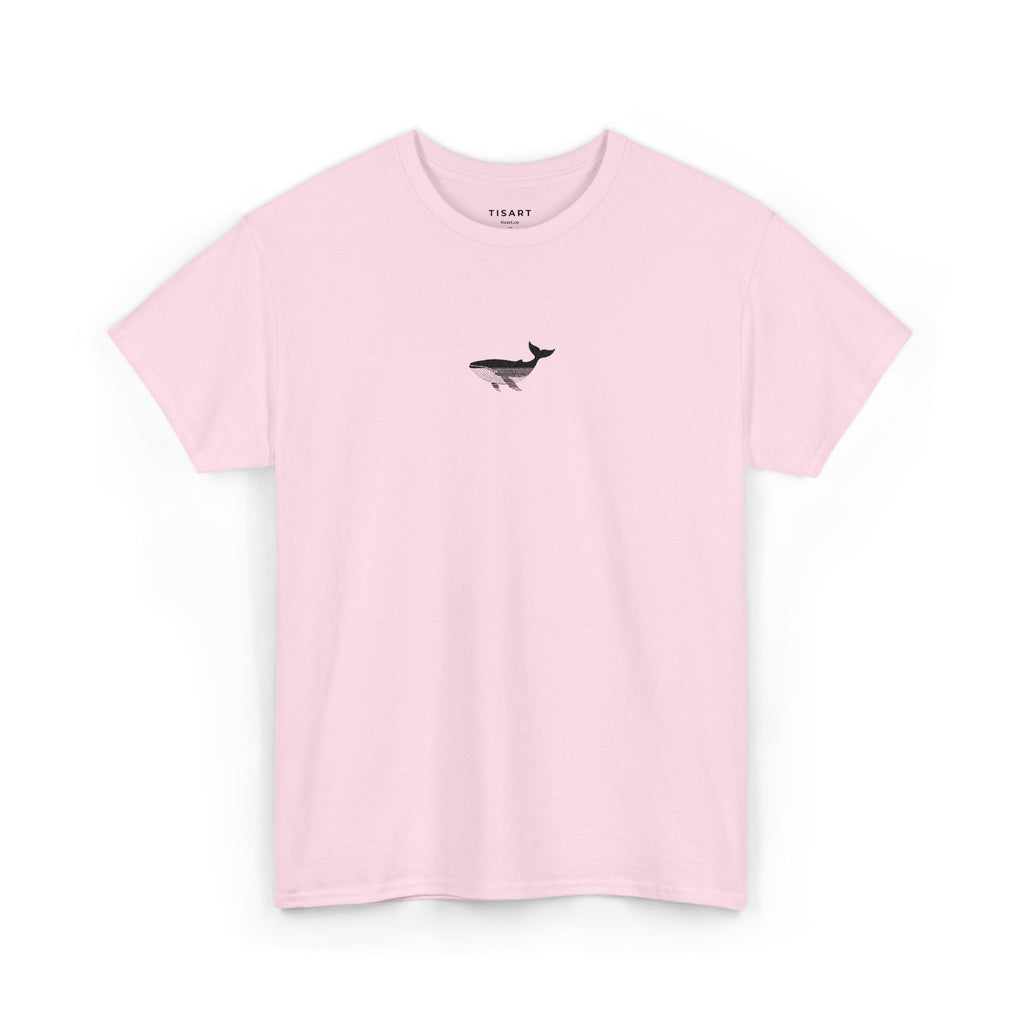 Whale Men-Women  100% Cotton T-Shirt