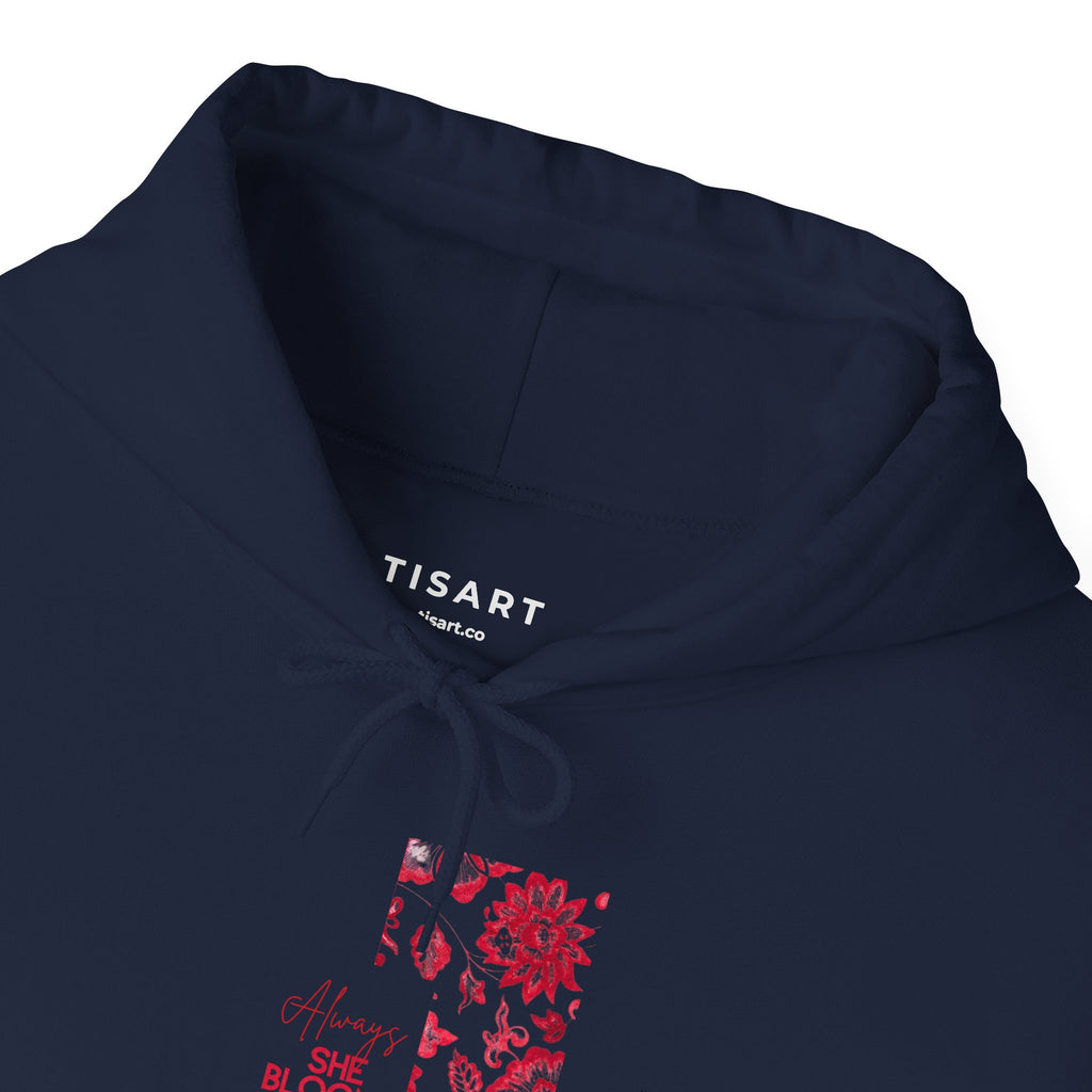 She Blooms With Power Graphic Hoodie