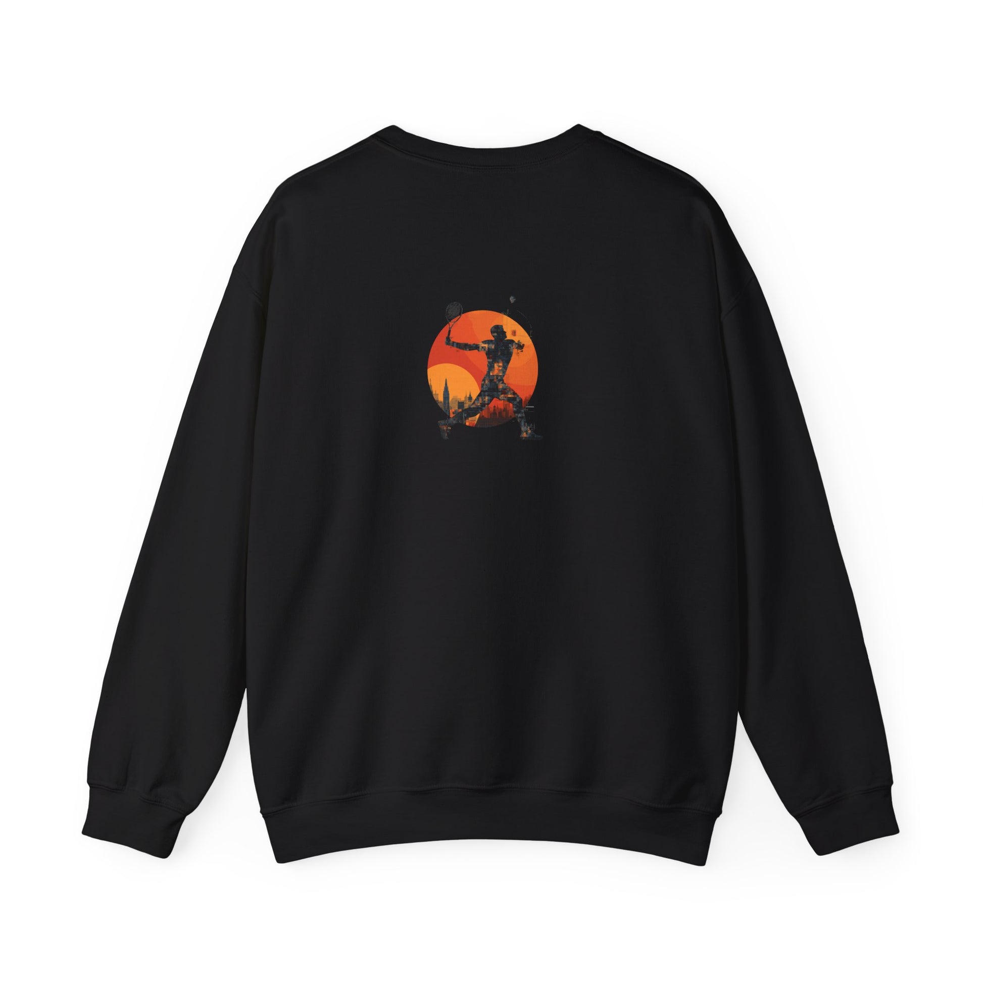 Tennis Sun Graphic Sweatshirt ,Premium Men-Women Heavy Blend Pullover