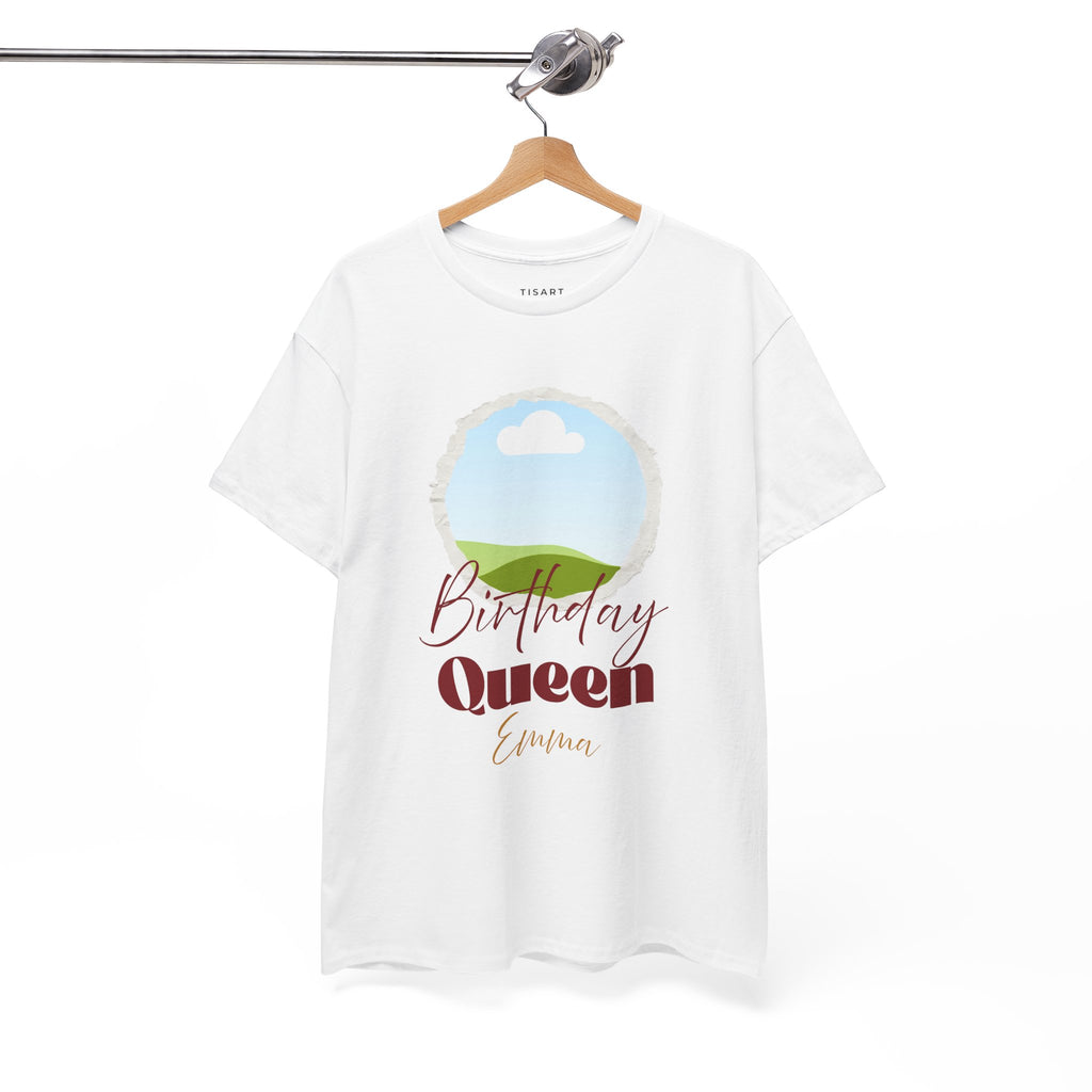 Happy Birthday Queen T-Shirt - Women T-Shirt - 100% Cotton