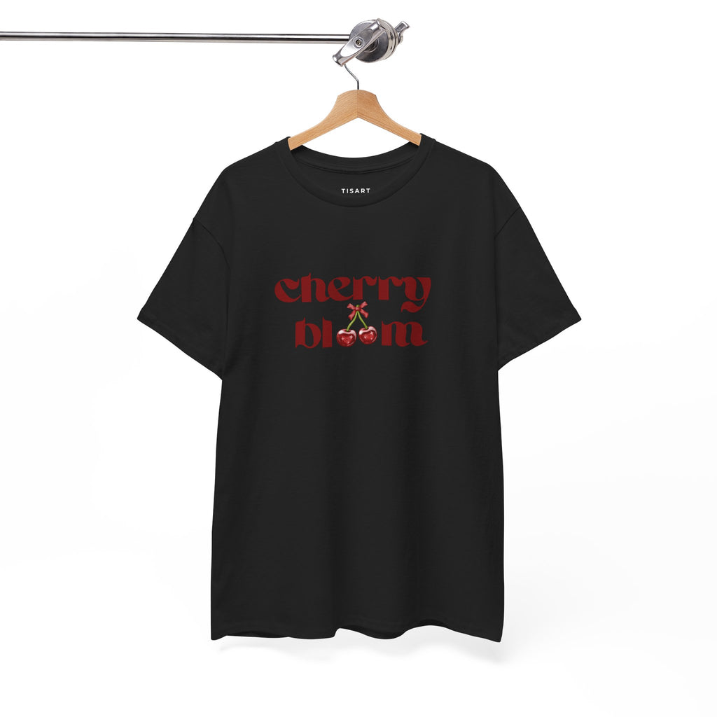 Cherry Bloom T-Shirt - Women T-Shirt - 100% Cotton