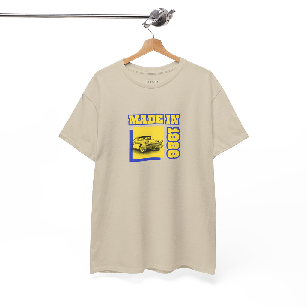 Made in 1986 T-Shirt - Men-Women T-Shirt - 100% Cotton