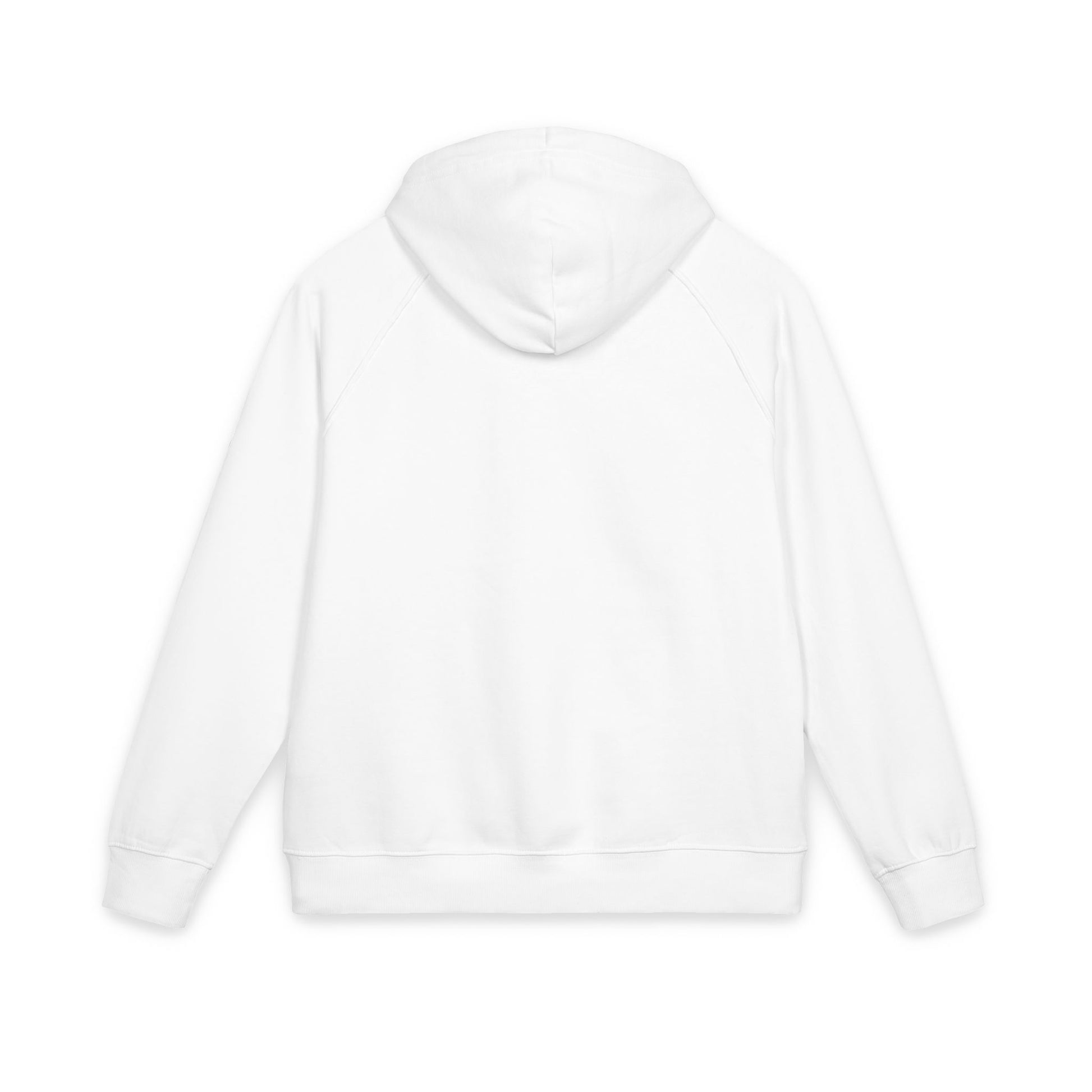 Organic Hoodie - Cozy and Sustainable Men-Women Raglan Hoodie with Embroidery Details