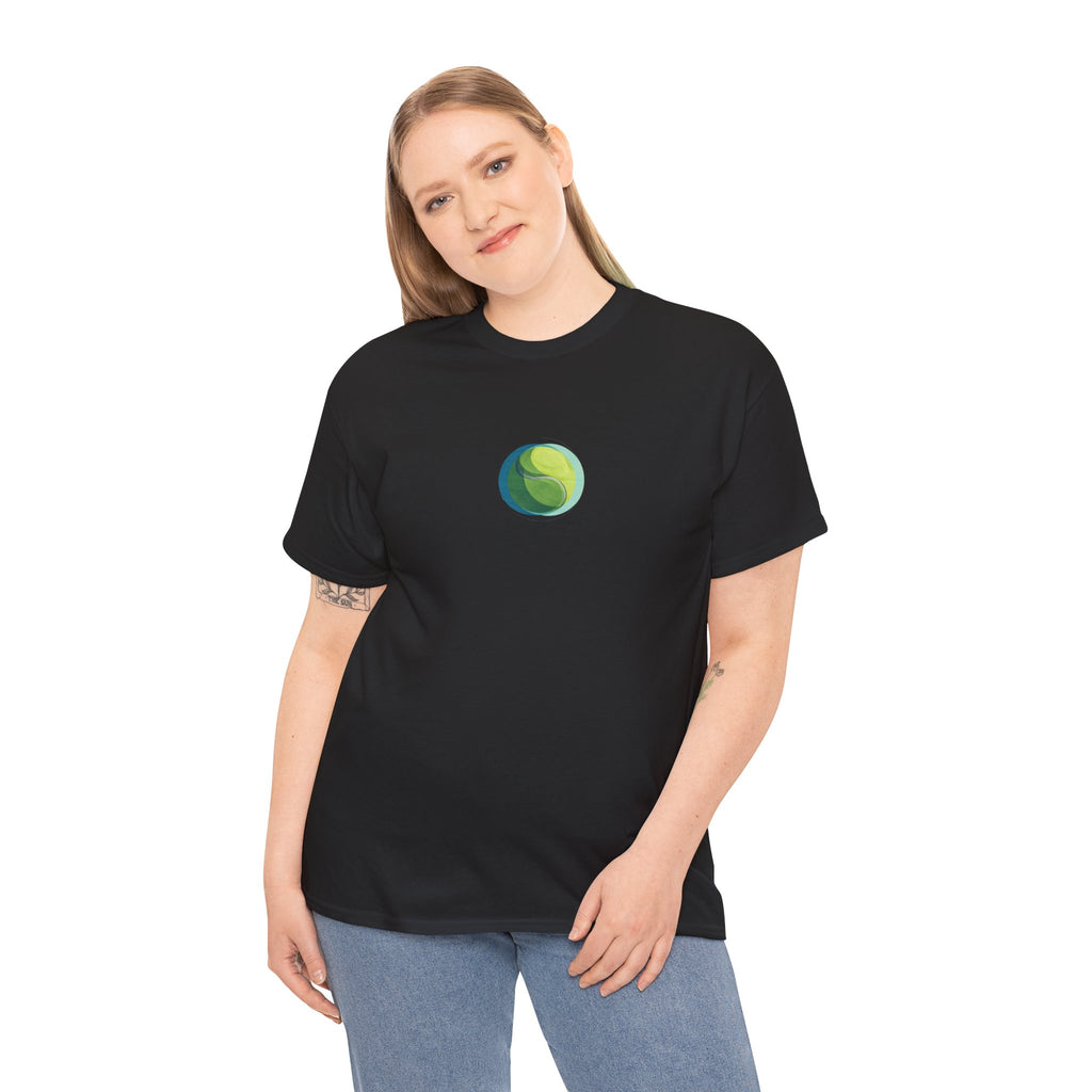 Tennis Ball Graphic T-Shirt Men-Women T-Shirt %100 Cotton