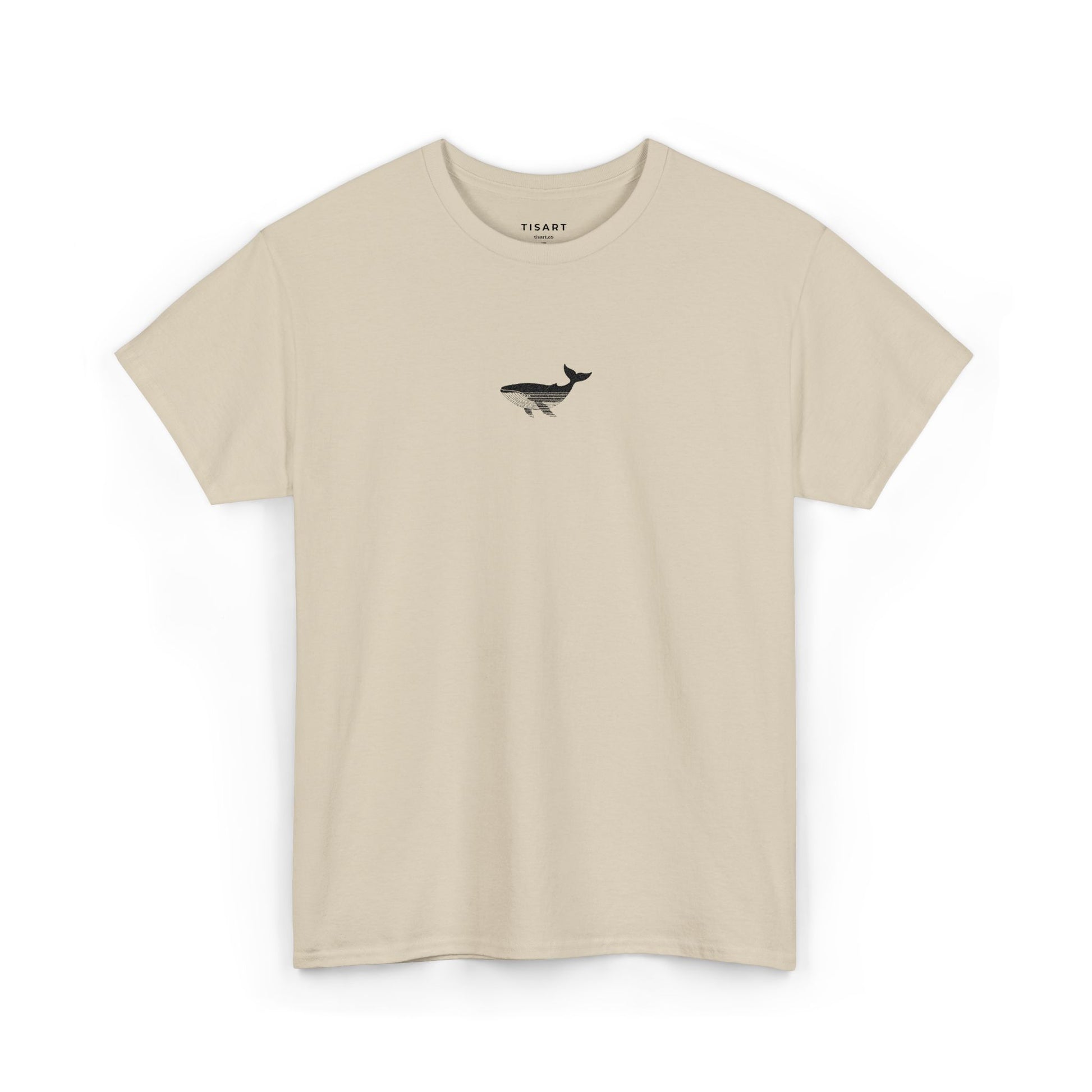 Whale Men-Women  100% Cotton T-Shirt