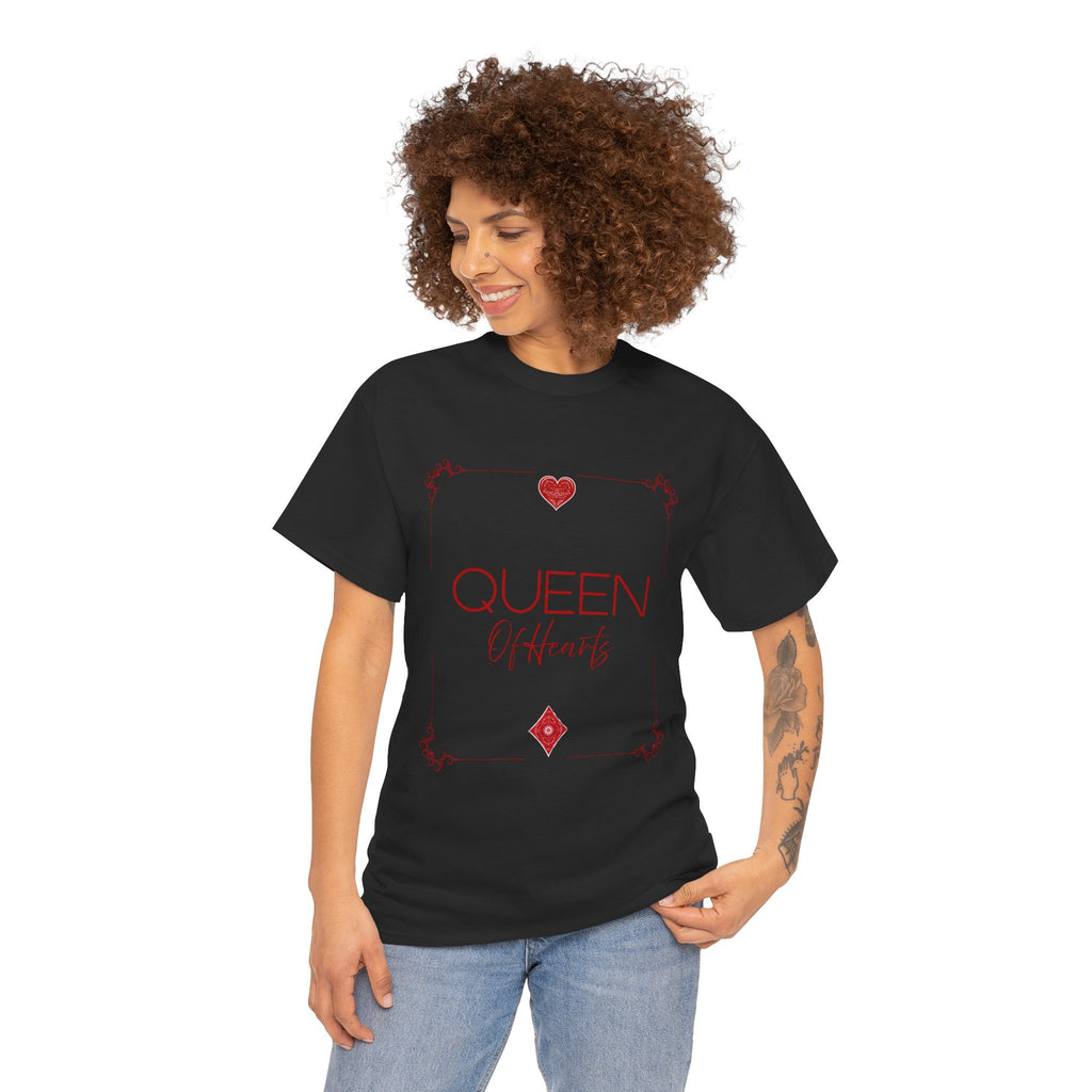 Queen of Hearts T-Shirt - Women T-Shirt - 100% Cotton